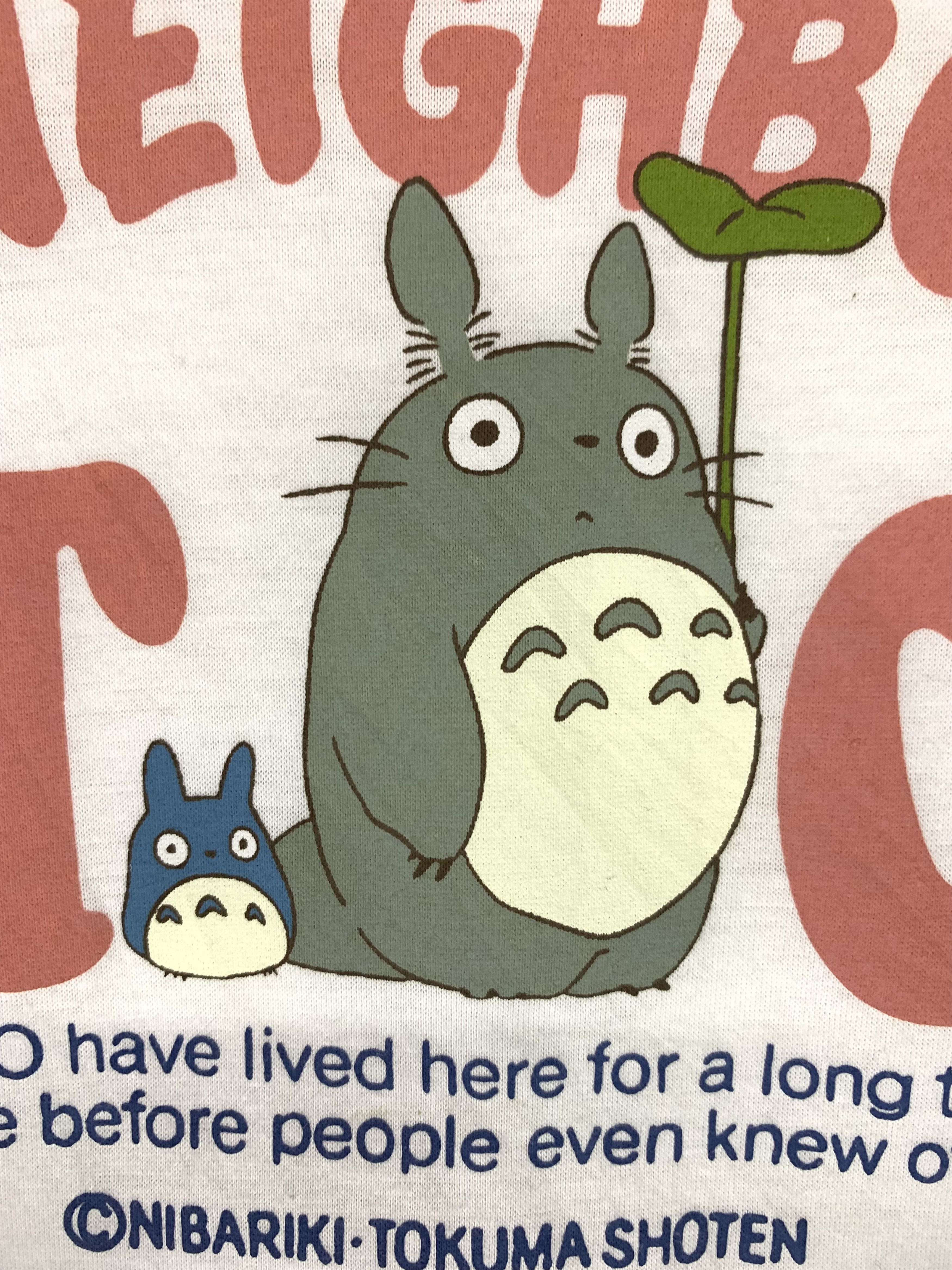 Anime × Japanese Brand × Vintage My neighbor totoro studio ghibli anime film vintage 80s tee Size US M / EU 48-50 / 2 - 4 Thumbnail
