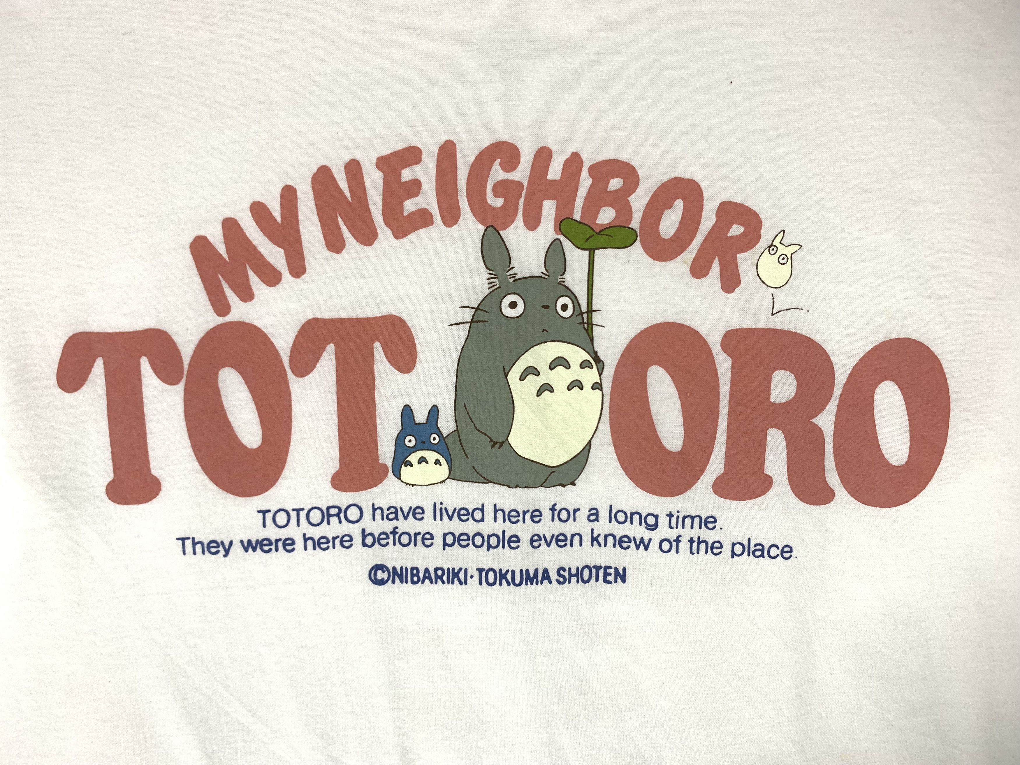 Anime × Japanese Brand × Vintage My neighbor totoro studio ghibli anime film vintage 80s tee Size US M / EU 48-50 / 2 - 3 Thumbnail