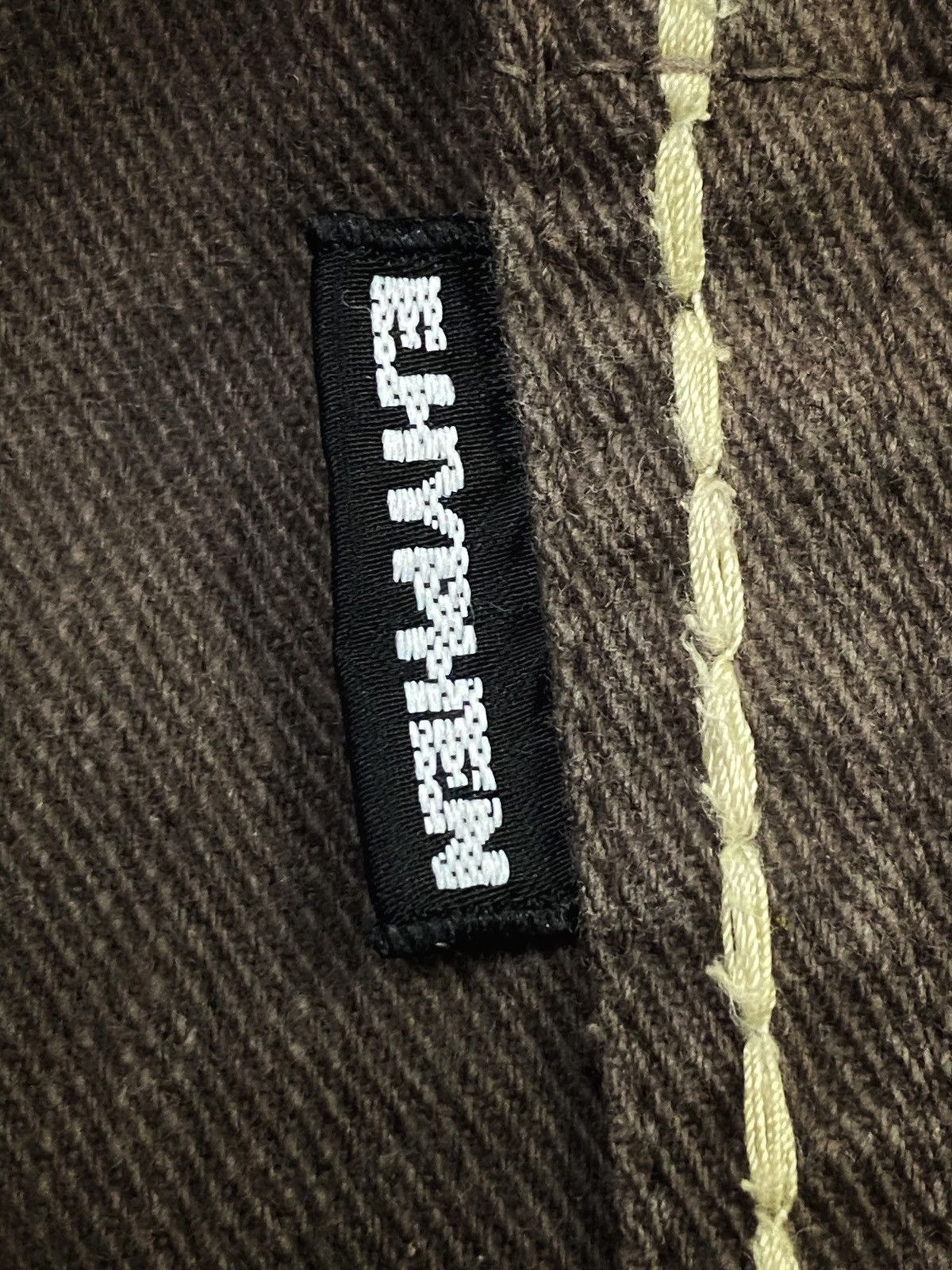 Japanese Brand E HYPHEN WORLDGALLERY RIPPED DISTRESSED DENIM PANTS Size US 30 / EU 46 - 15 Thumbnail
