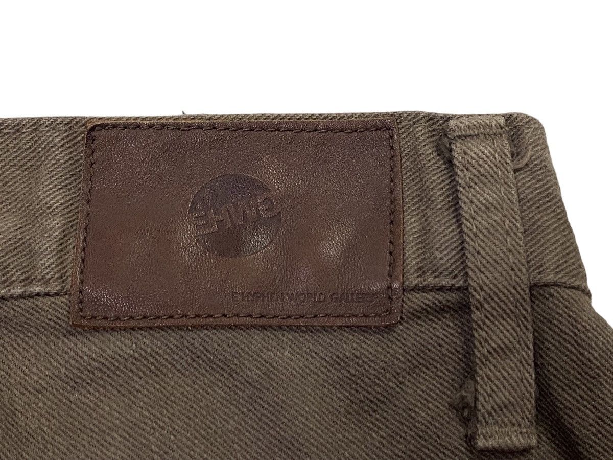 Japanese Brand E HYPHEN WORLDGALLERY RIPPED DISTRESSED DENIM PANTS Size US 30 / EU 46 - 14 Thumbnail