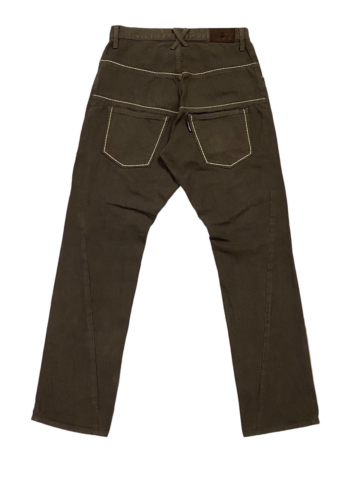 Japanese Brand E HYPHEN WORLDGALLERY RIPPED DISTRESSED DENIM PANTS Size US 30 / EU 46 - 3 Thumbnail