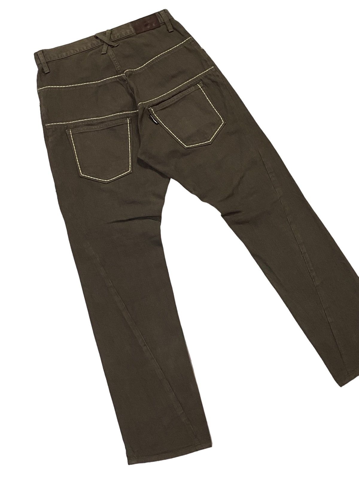 Japanese Brand E HYPHEN WORLDGALLERY RIPPED DISTRESSED DENIM PANTS Size US 30 / EU 46 - 21 Thumbnail