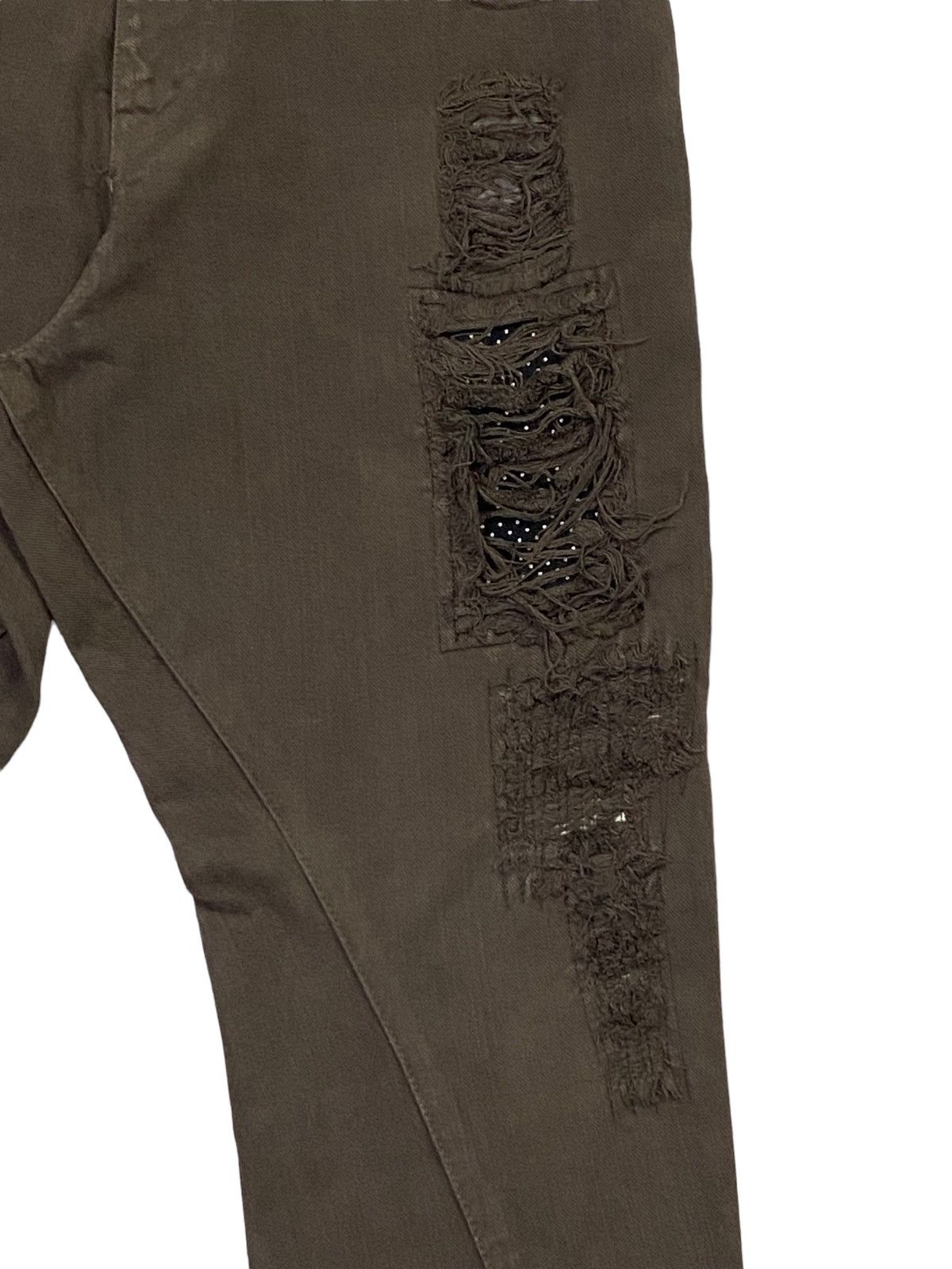 Japanese Brand E HYPHEN WORLDGALLERY RIPPED DISTRESSED DENIM PANTS Size US 30 / EU 46 - 18 Thumbnail