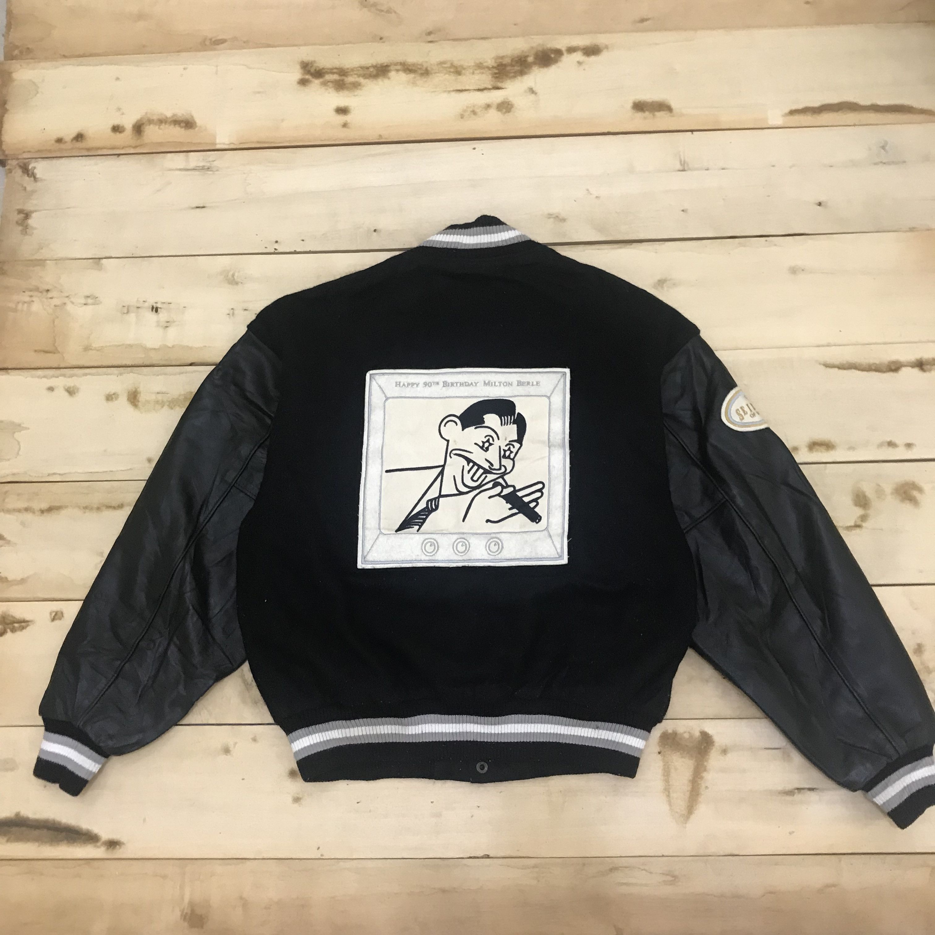 Vintage Z40 VTG MILTON BERLE 90TH BIRTHDAY ROOTS VARSITY JACKET Size US M / EU 48-50 / 2 - 1 Thumbnail