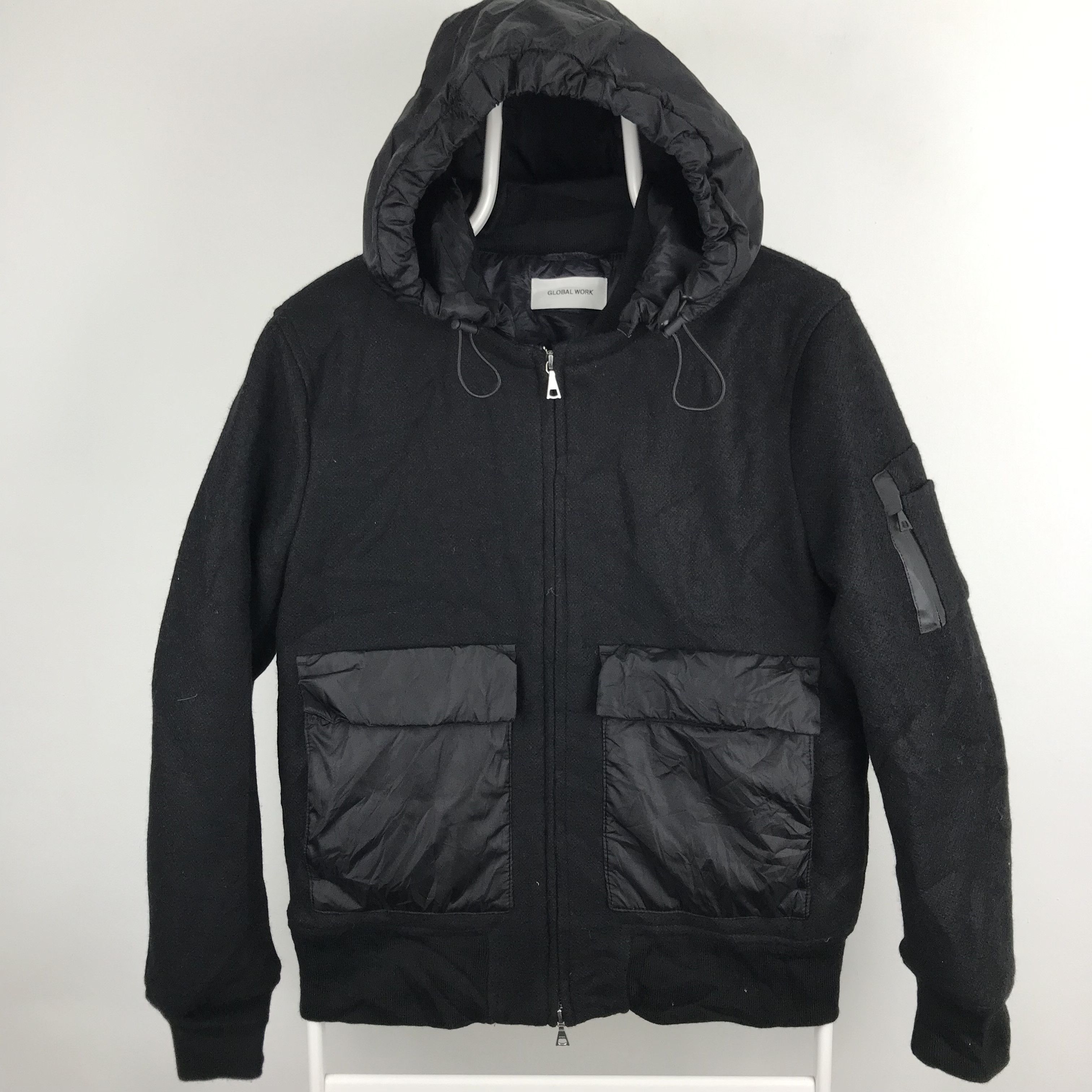Global Work Z43 JAPAN GLOBAL WORK WINTER WOOL JACKET NICE DESIGN Size US M / EU 48-50 / 2 - 1 Thumbnail