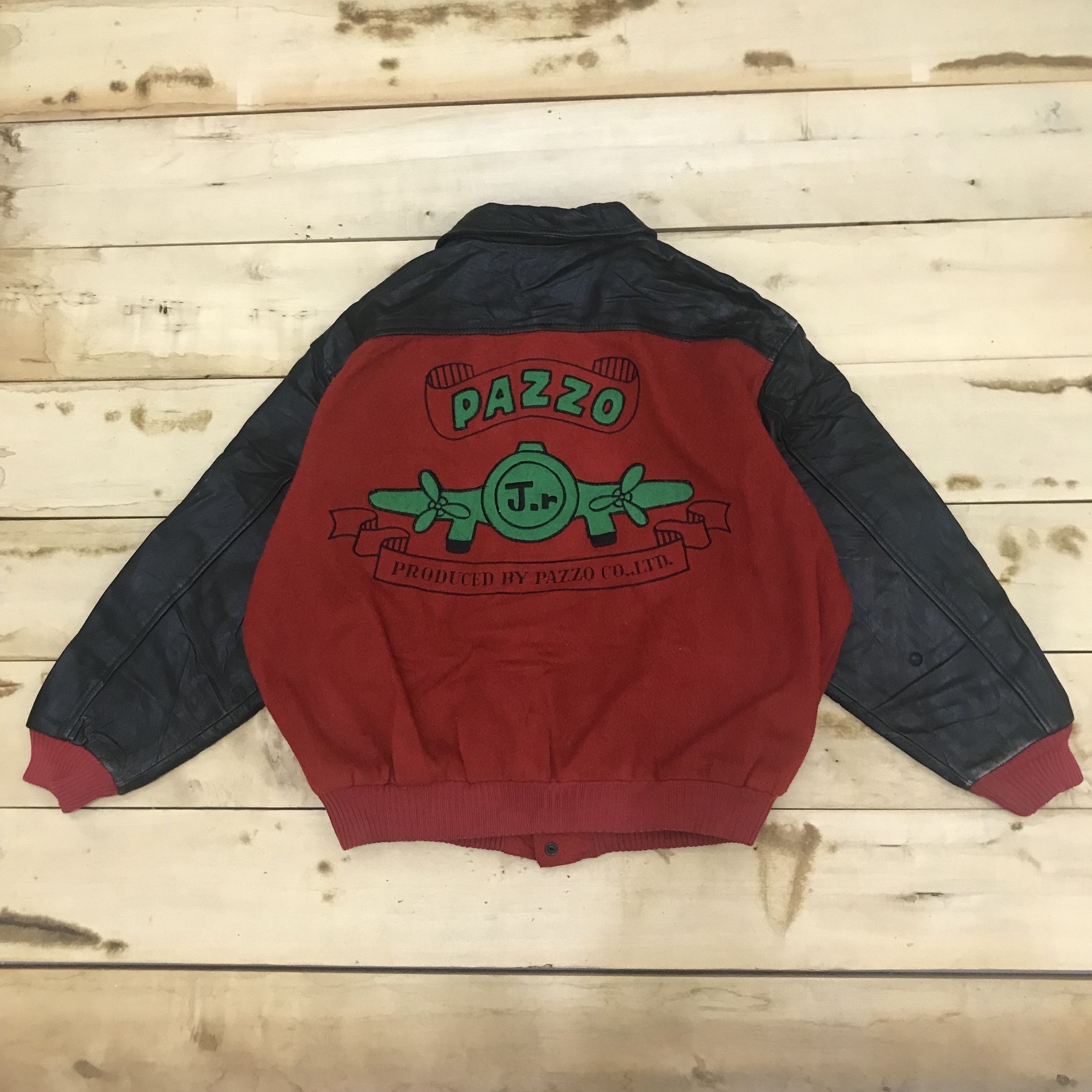 Pazzo Z78 VTG PAZZO JR. WOOL VARSITY JACKET Size US L / EU 52-54 / 3 - 1 Thumbnail