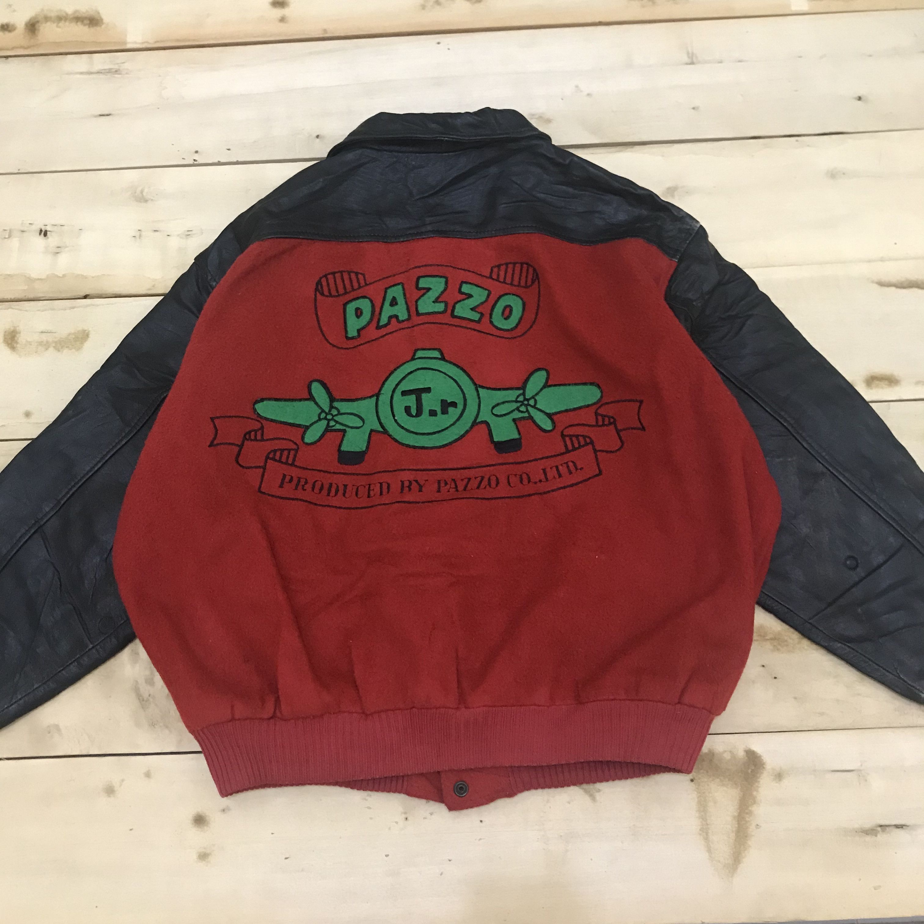 Pazzo Z78 VTG PAZZO JR. WOOL VARSITY JACKET Size US L / EU 52-54 / 3 - 2 Thumbnail