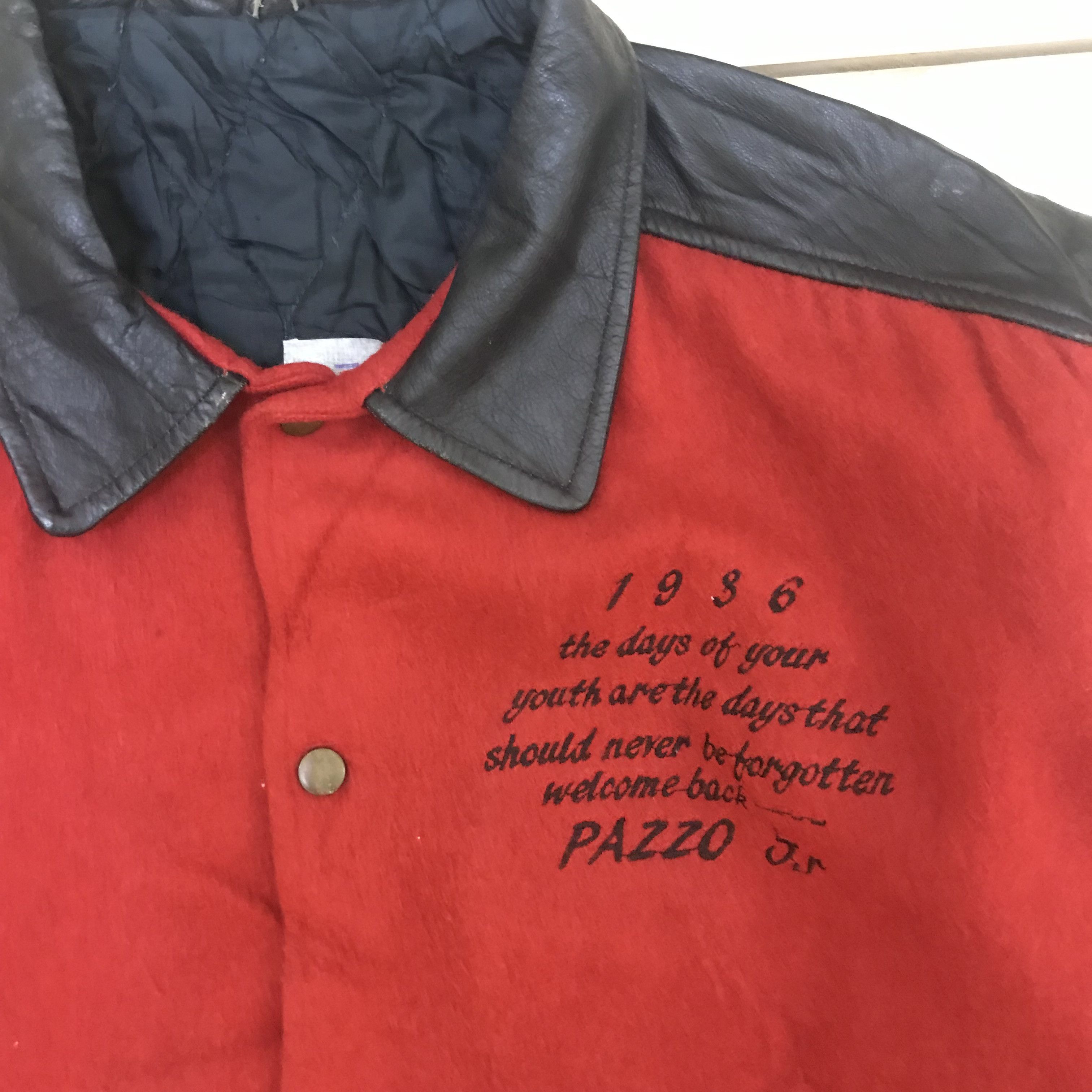 Pazzo Z78 VTG PAZZO JR. WOOL VARSITY JACKET Size US L / EU 52-54 / 3 - 5 Thumbnail