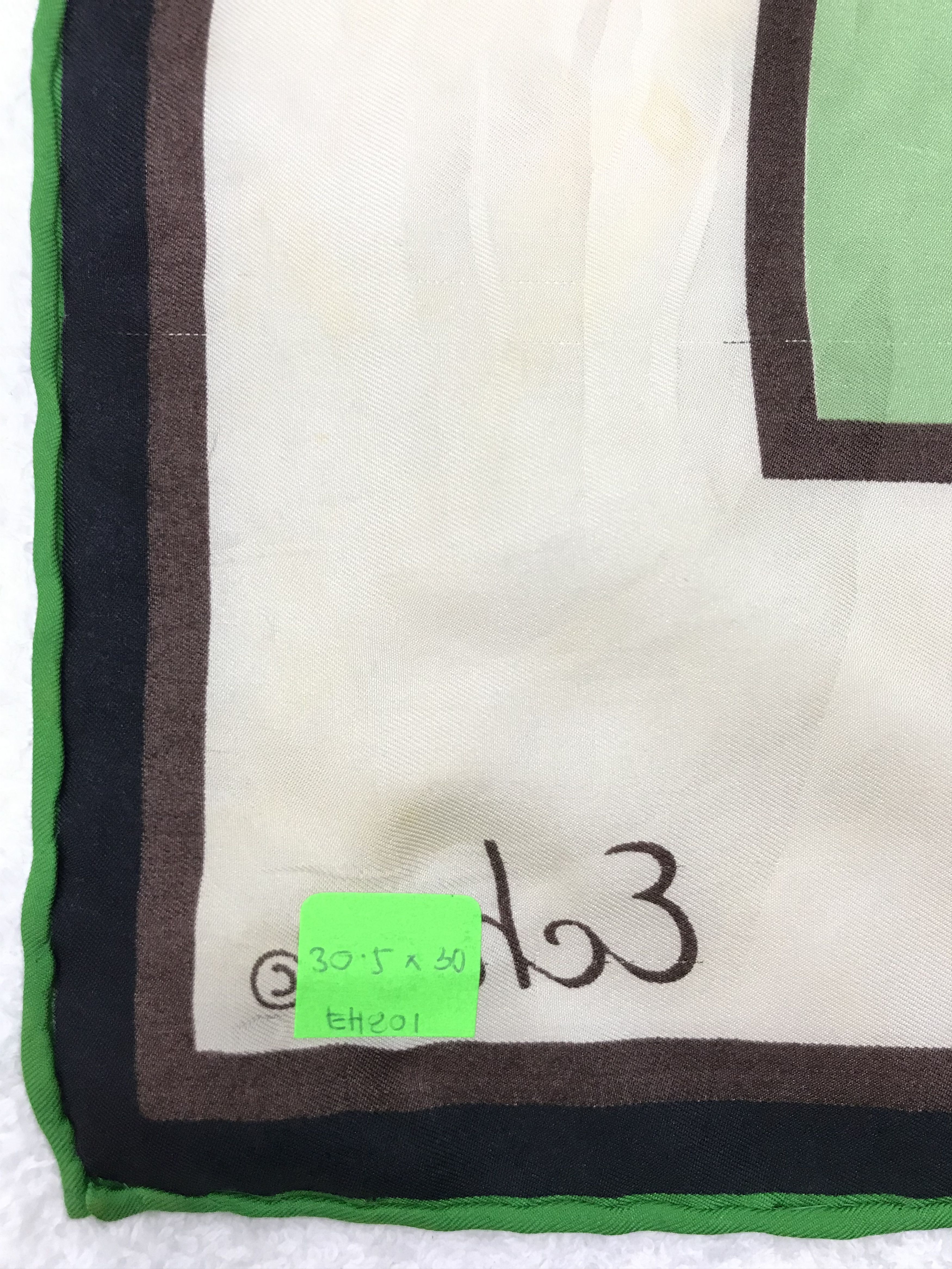 Other × Vintage EH801 Vintage Echo Silk Scarf Size ONE SIZE - 9 Thumbnail