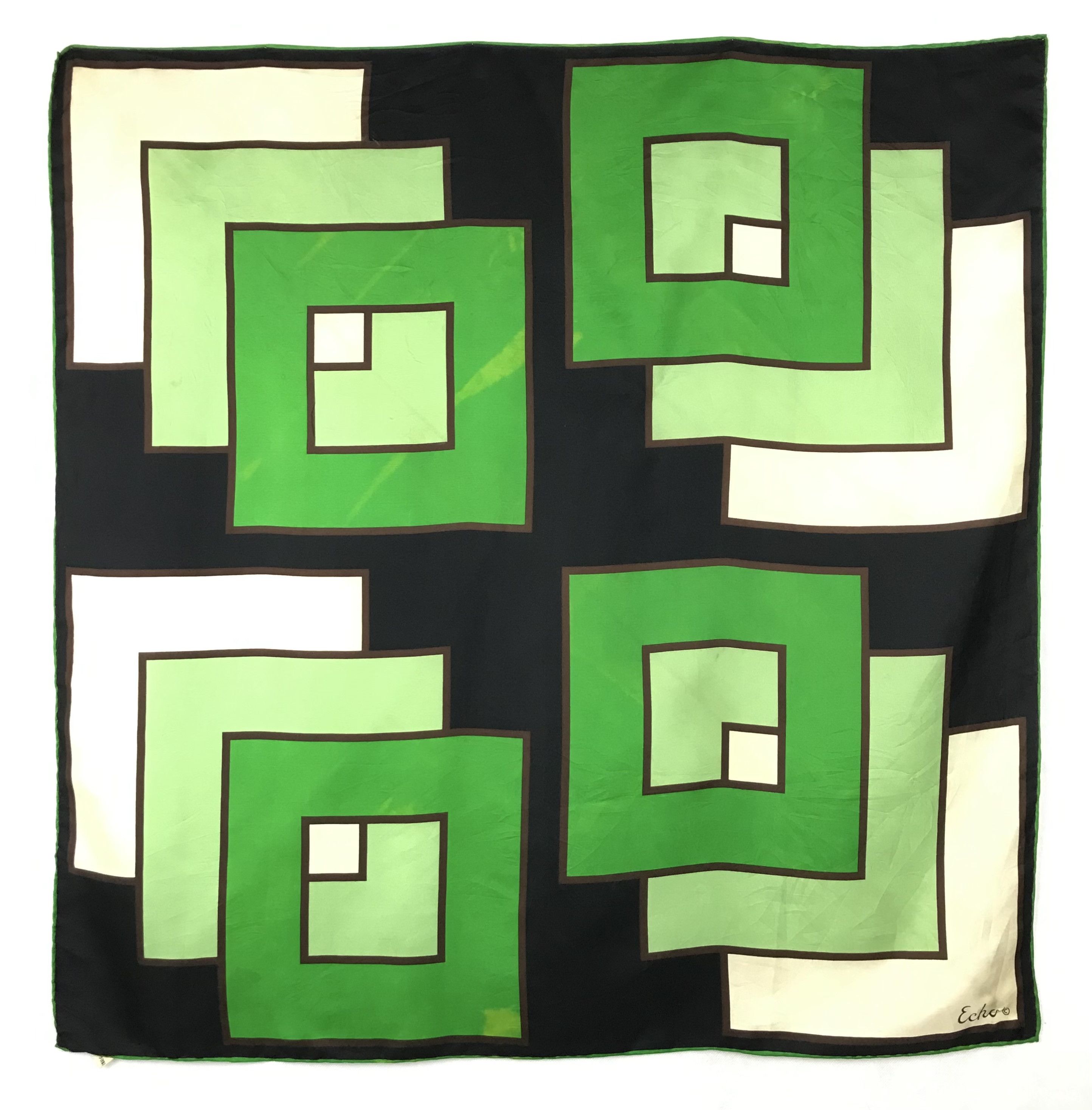 Other × Vintage EH801 Vintage Echo Silk Scarf Size ONE SIZE - 1 Thumbnail