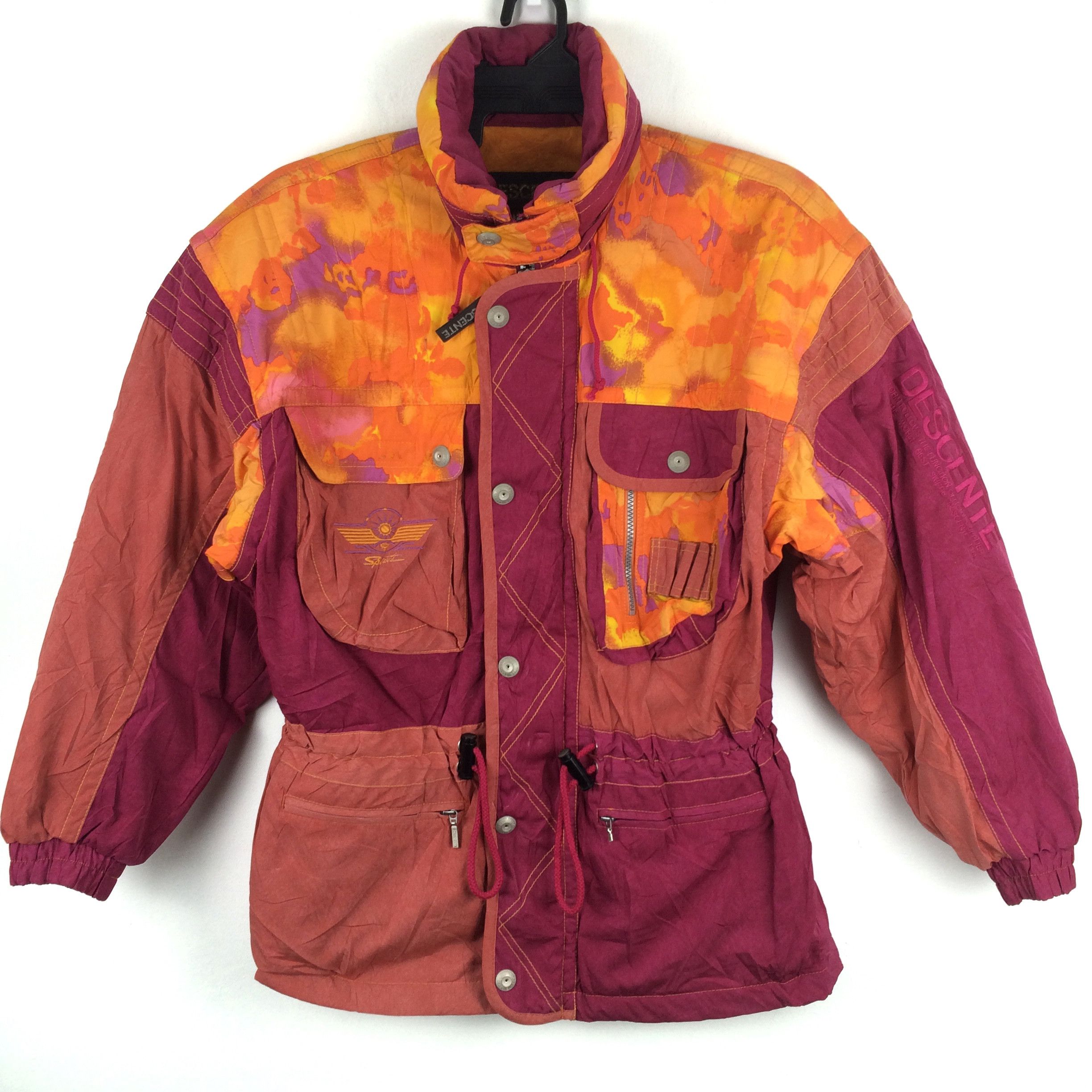Descente × Japanese Brand z82 JAPAN descente vtg ski jacket pachwork tie dye style Size US L / EU 52-54 / 3 - 1 Thumbnail