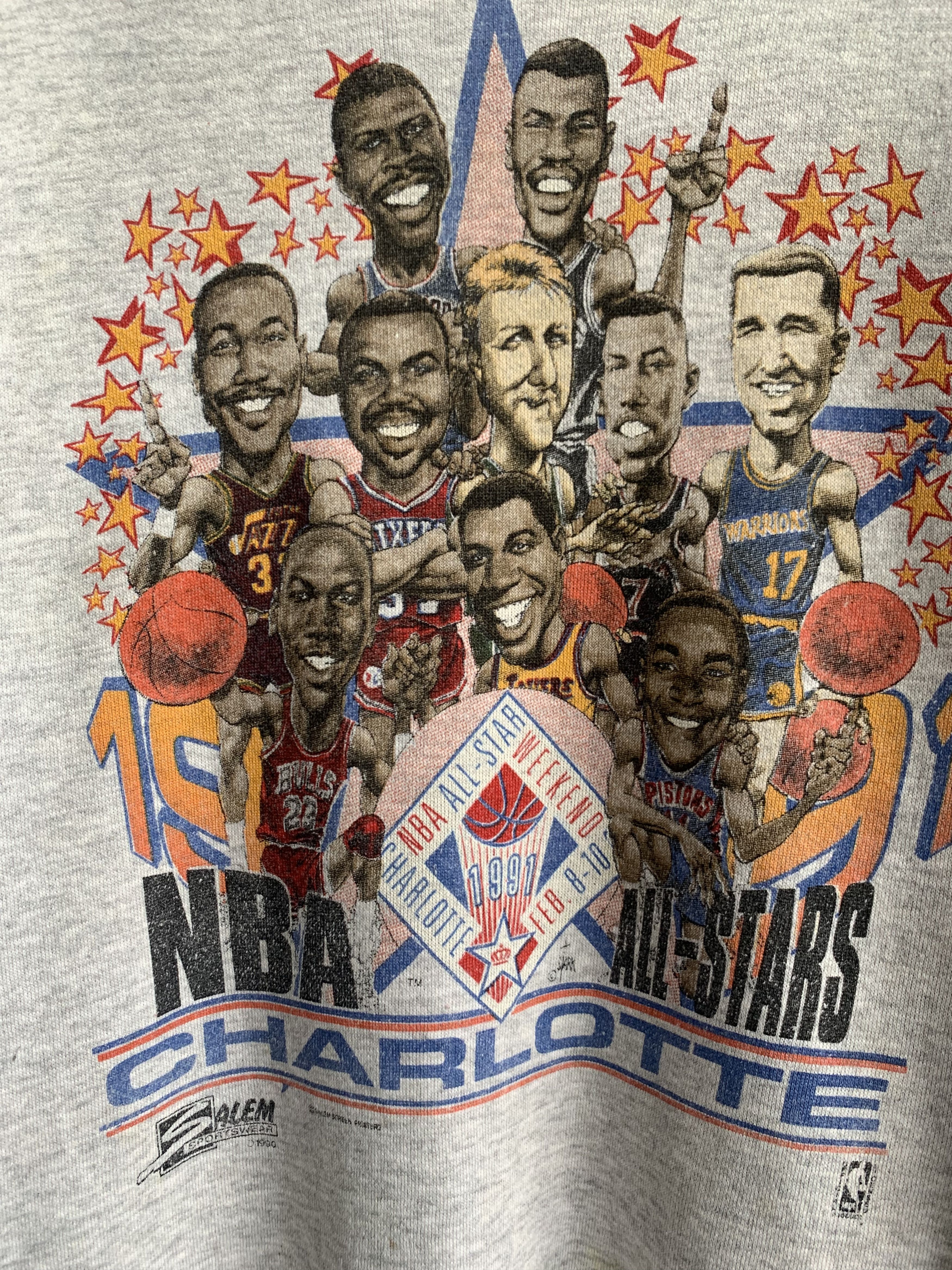 NBA Vintage 1990 NBA All Star Charlotte Sweatshirt Size US L / EU 52-54 / 3 - 2 Thumbnail