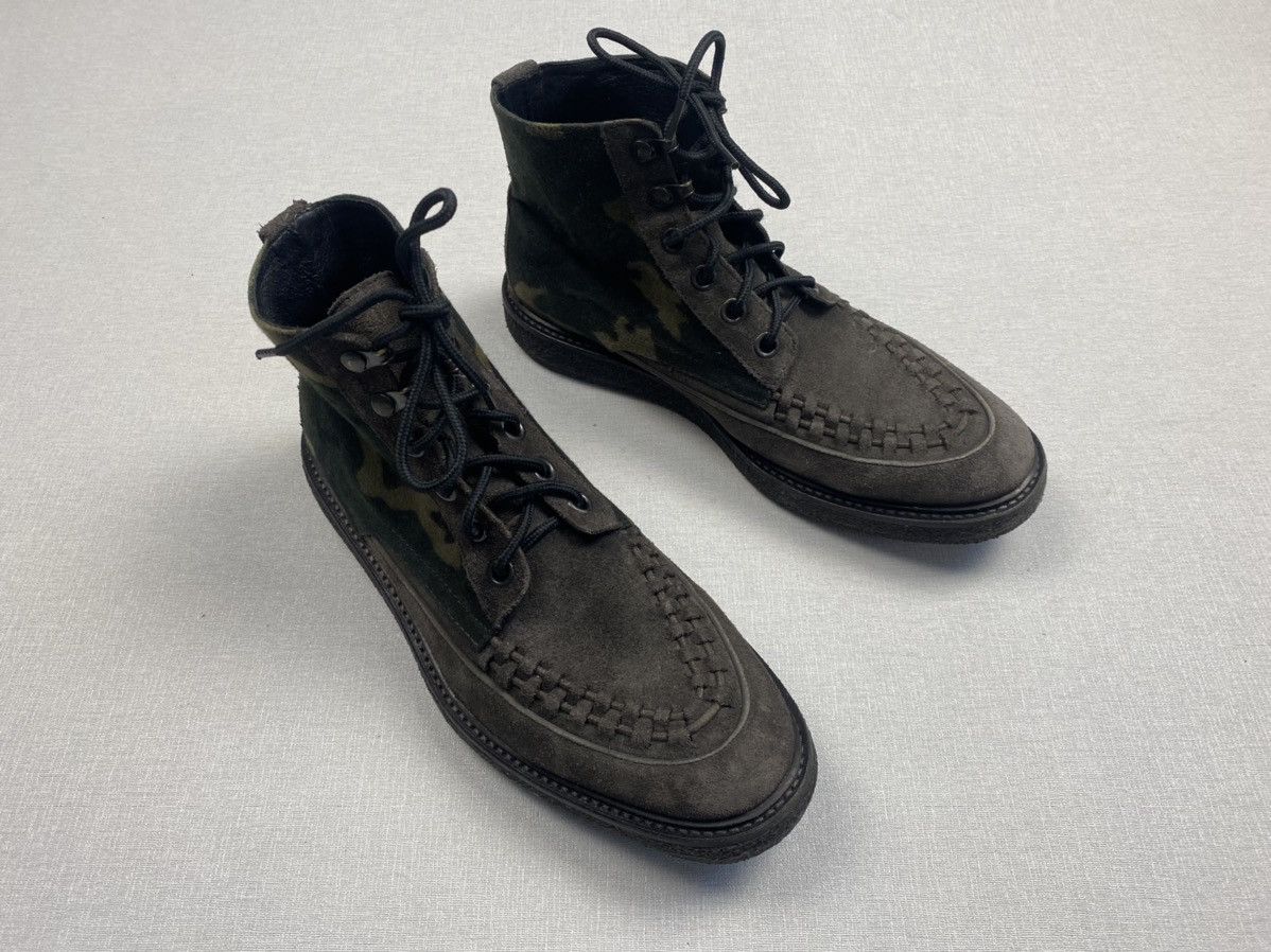 Allsaints Mens Allsaints High Top Leather Boots size 41 Size US 7 / EU 40 - 3 Thumbnail