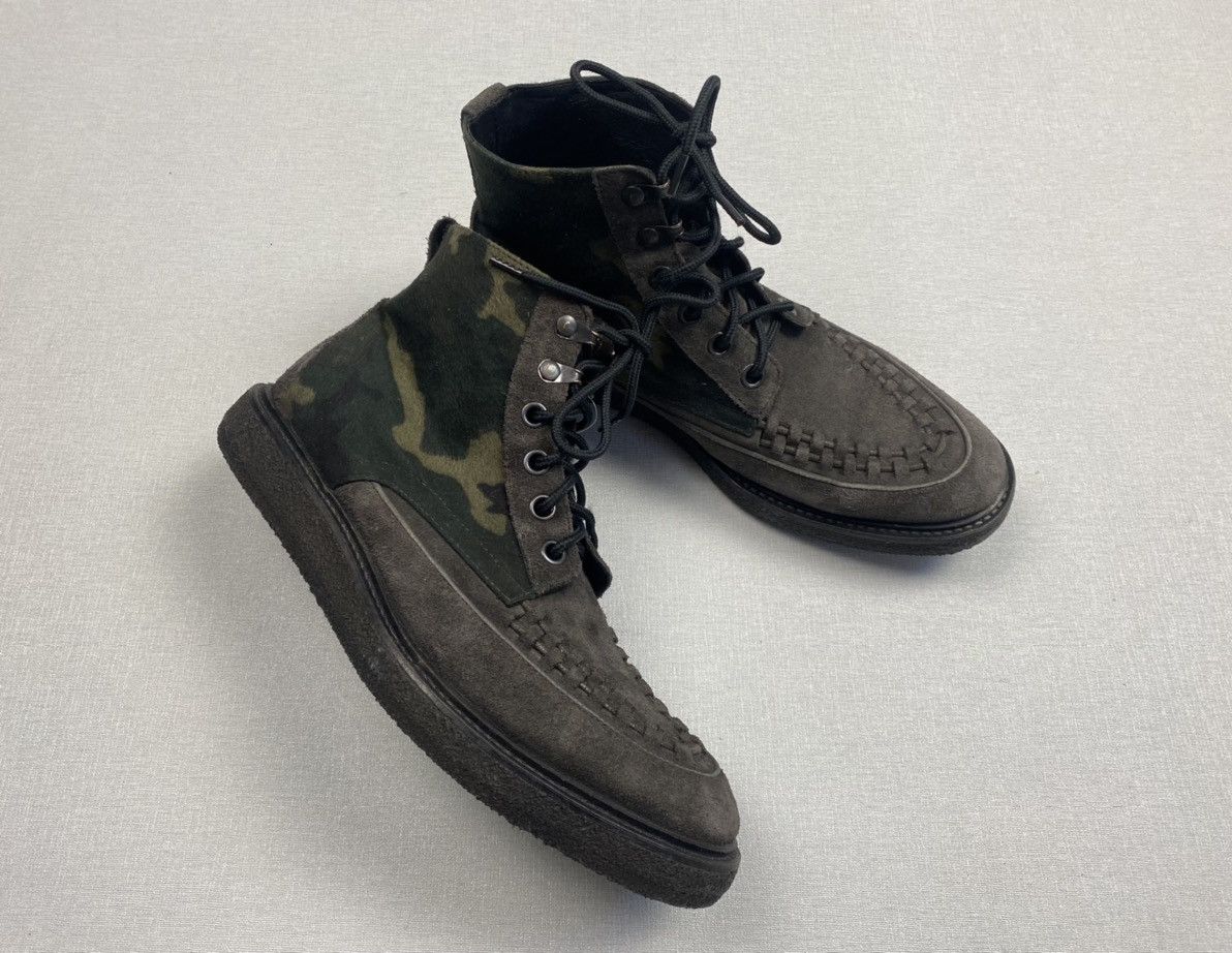 Allsaints Mens Allsaints High Top Leather Boots size 41 Size US 7 / EU 40 - 1 Thumbnail