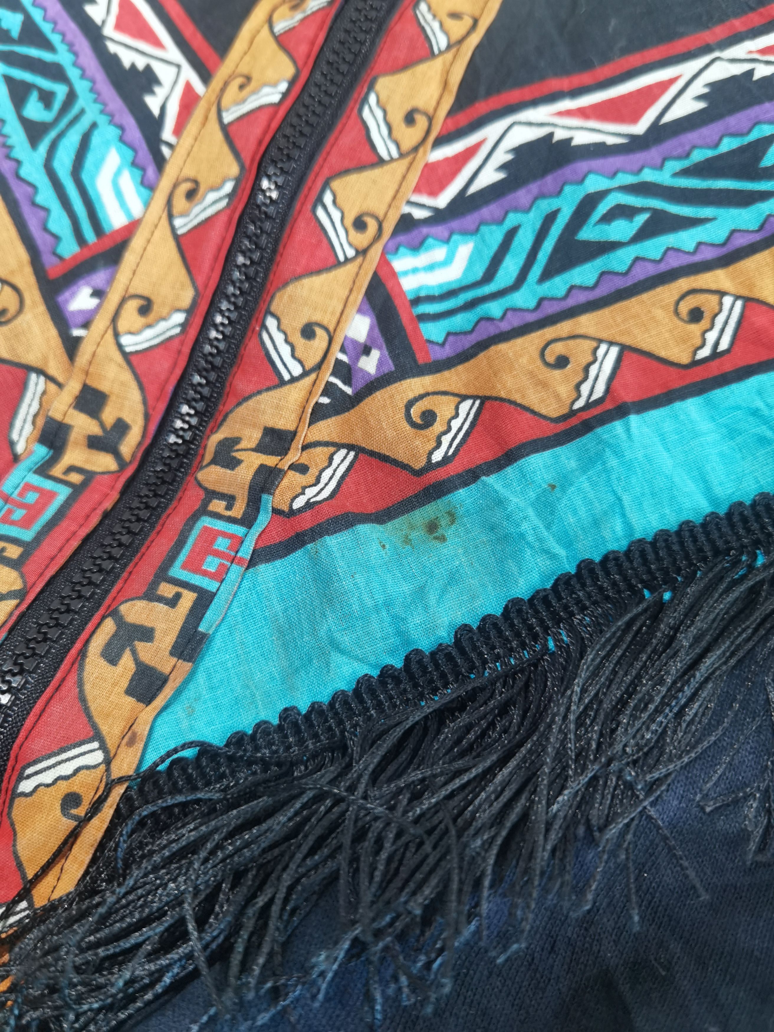 Vintage Vintage American Native Zipper Up Sweatshirt Size US XL / EU 56 / 4 - 10 Thumbnail