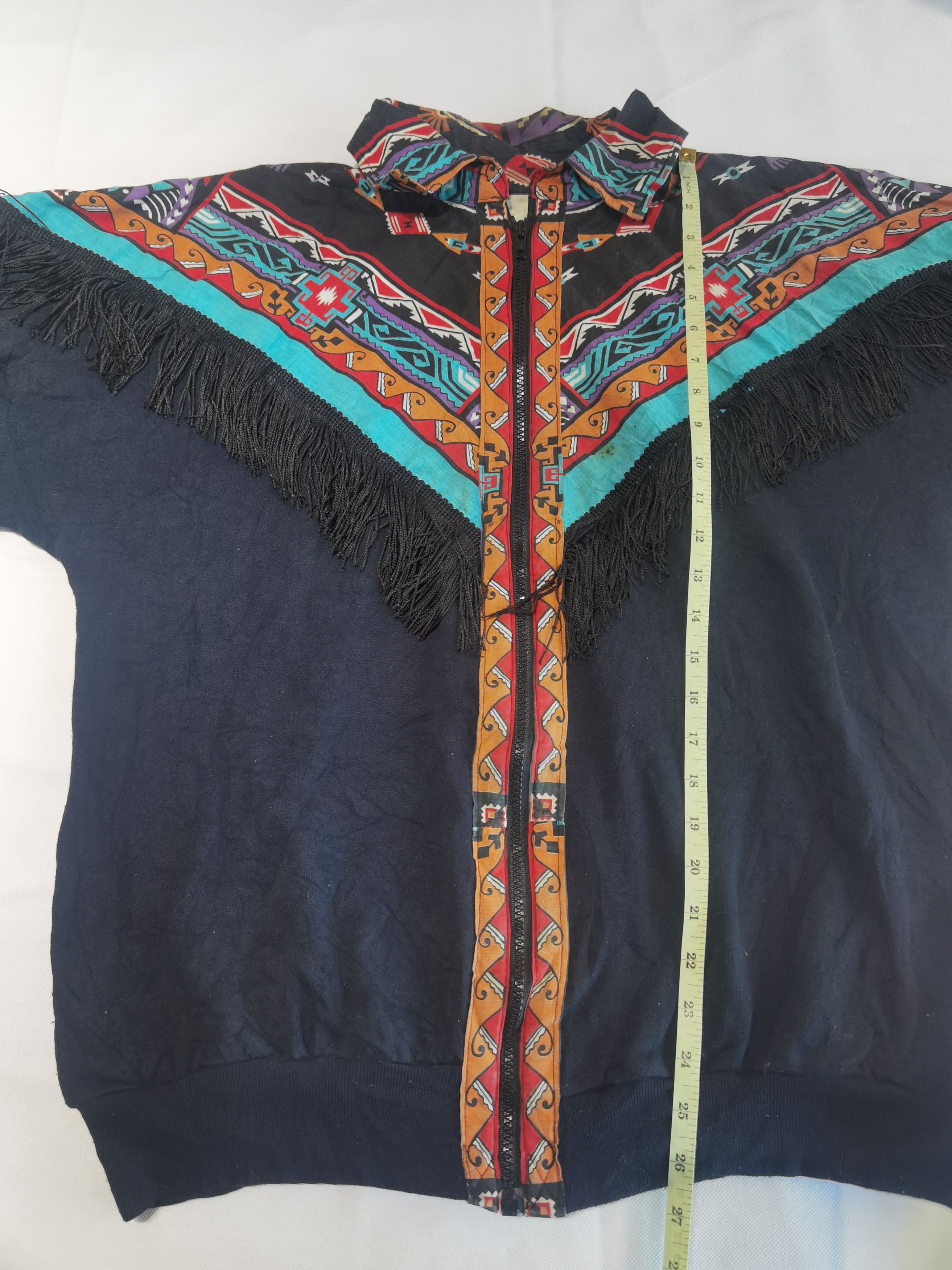 Vintage Vintage American Native Zipper Up Sweatshirt Size US XL / EU 56 / 4 - 13 Thumbnail