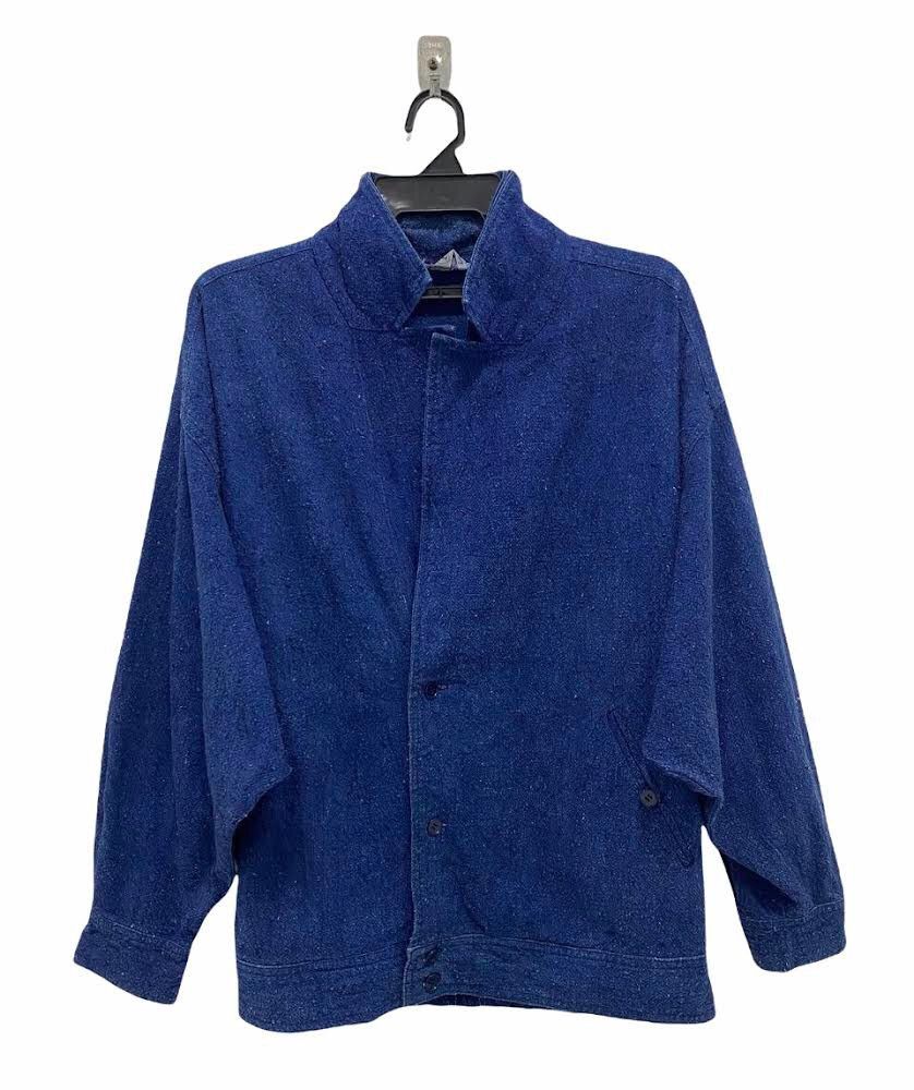 Japanese Brand Vintage Ranpu Indigo Jacket cw21 Size US M / EU 48-50 / 2 - 2 Thumbnail