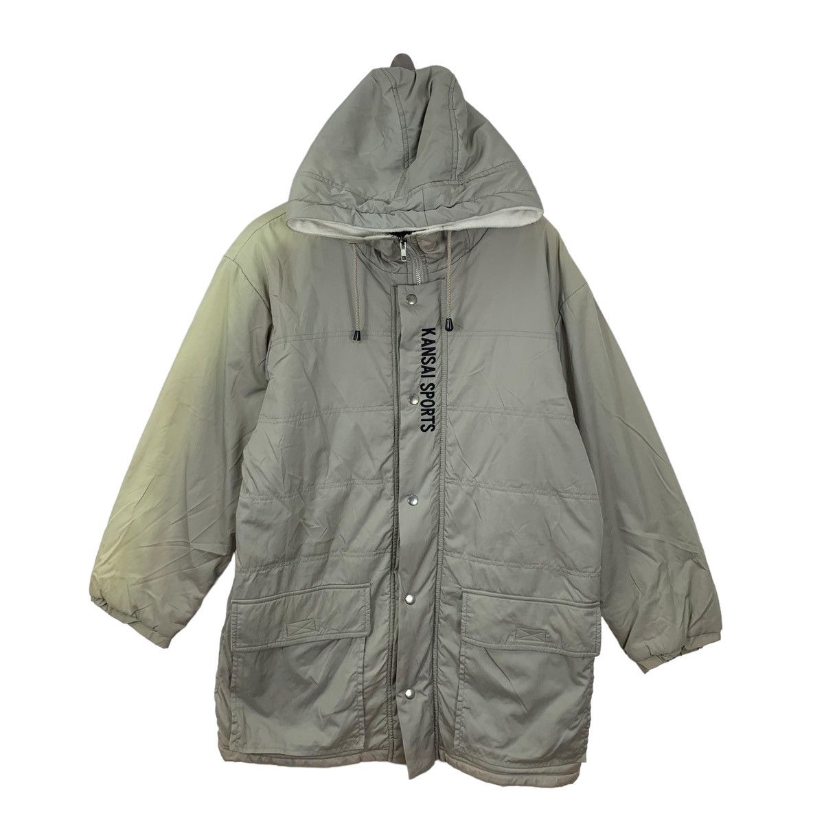 Vintage Kansai Sports Kansai Yamamoto Puffer Hoodie Jacket