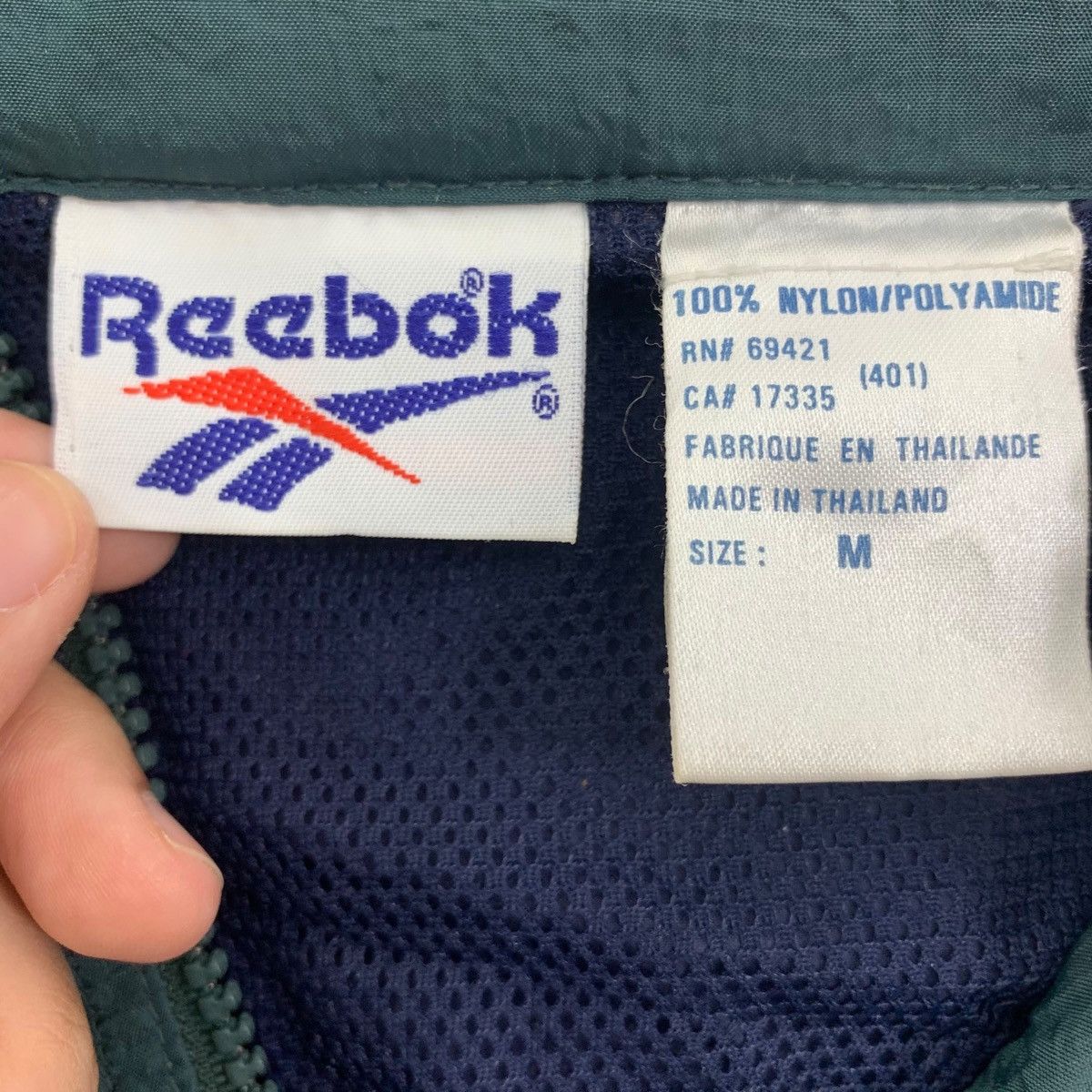 Reebok Vintage 90s Reebok Sportswear Zipper Light Jacket Size US M / EU 48-50 / 2 - 6 Thumbnail
