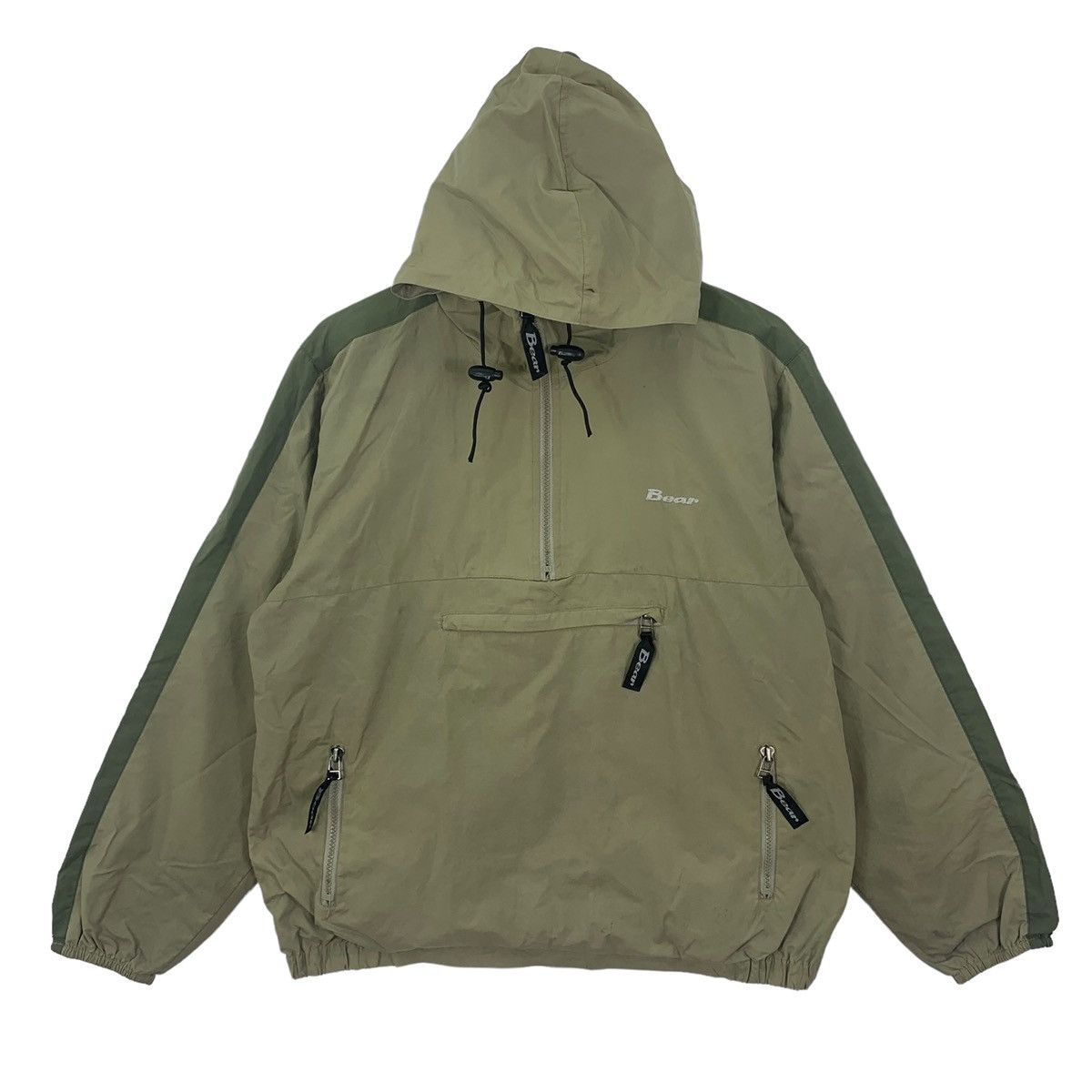 Vintage Vintage 90s Bear Surf Zipper Hoodie Jacket Size US M / EU 48-50 / 2 - 1 Thumbnail