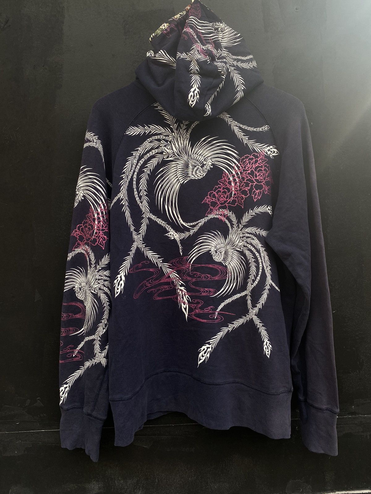 Karakuri Tamashi Embroidery Stitches Sweater(faded)