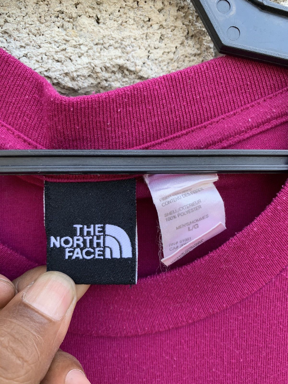 The North Face Vtg The North Face Plain Single Pocket Made In USA T Shirt Size US L / EU 52-54 / 3 - 9 Thumbnail