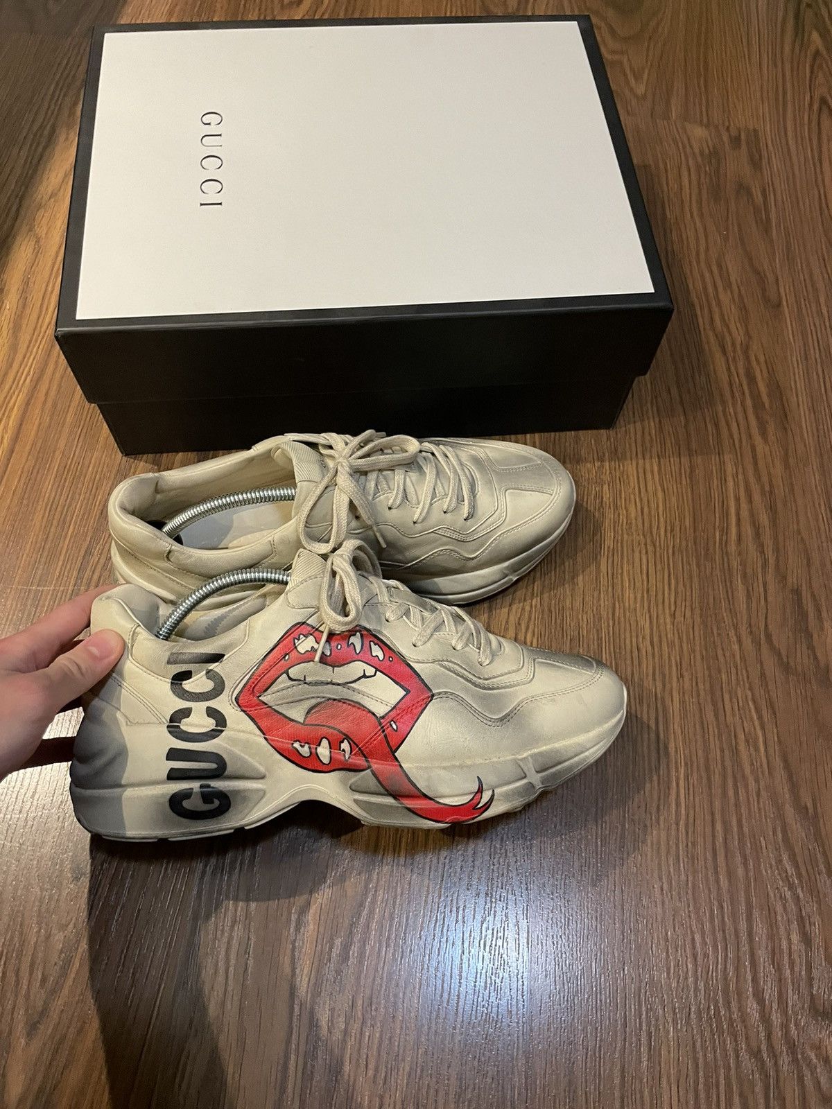 Gucci Gucci “Rhyton” sneakers with mouth Size US 9 / EU 42 - 3 Thumbnail