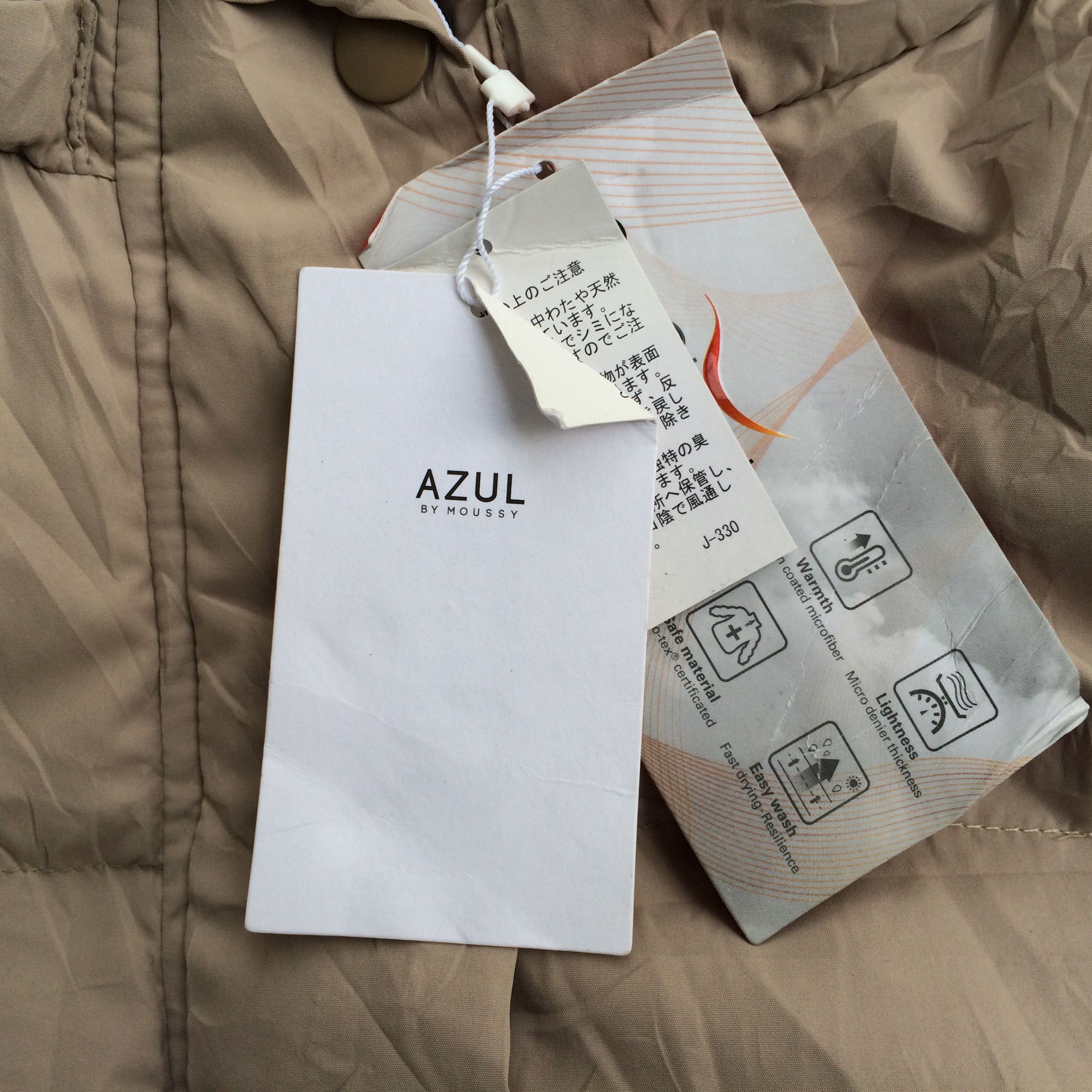 Japanese Brand Azul By Moussy Bomber Puffer Hooded Jacket Size M / US 6-8 / IT 42-44 - 4 Thumbnail