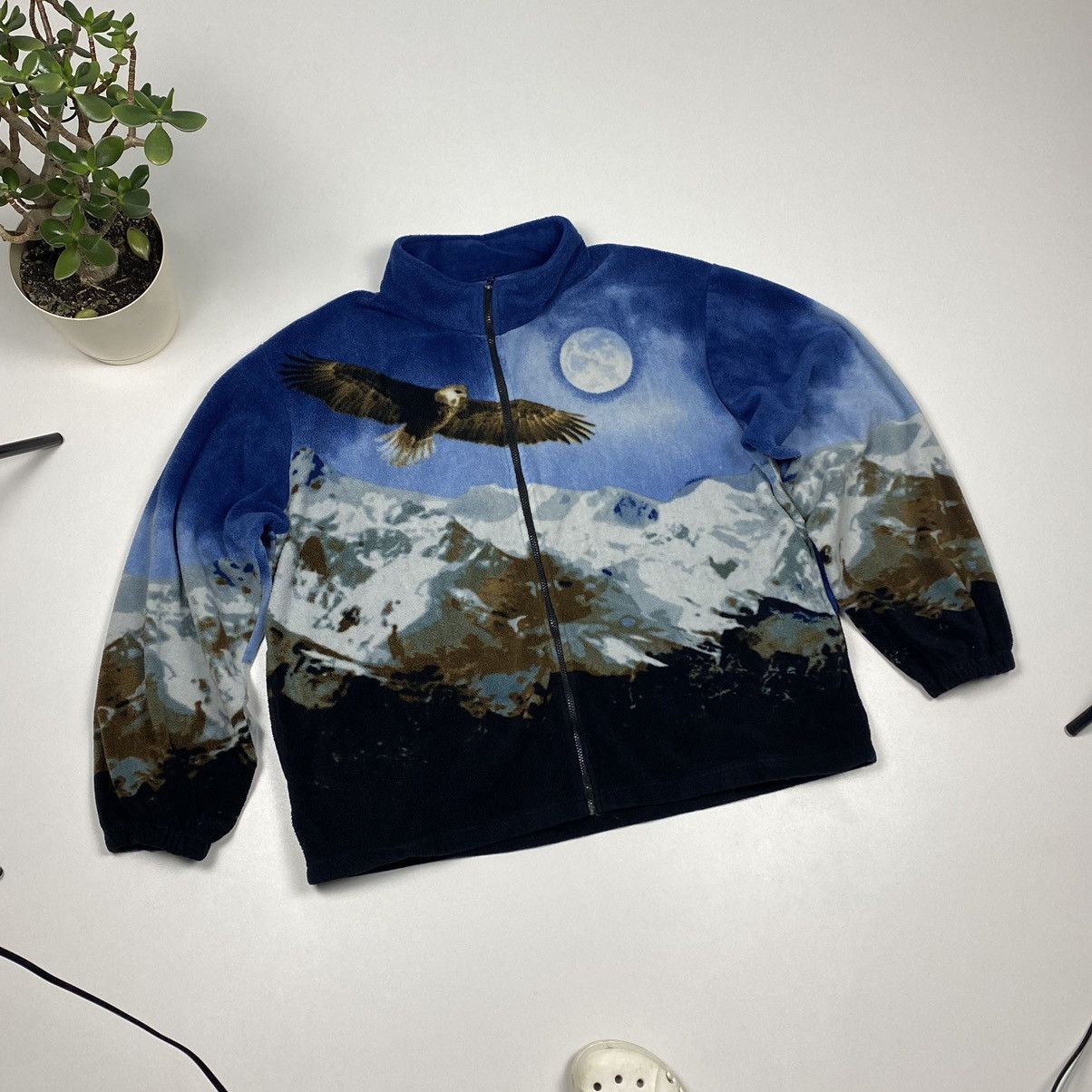 Coloured oversized fleece