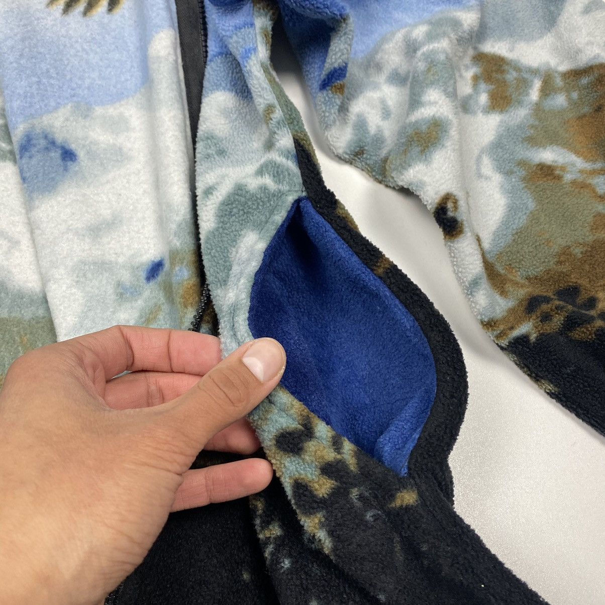 Coloured oversized fleece