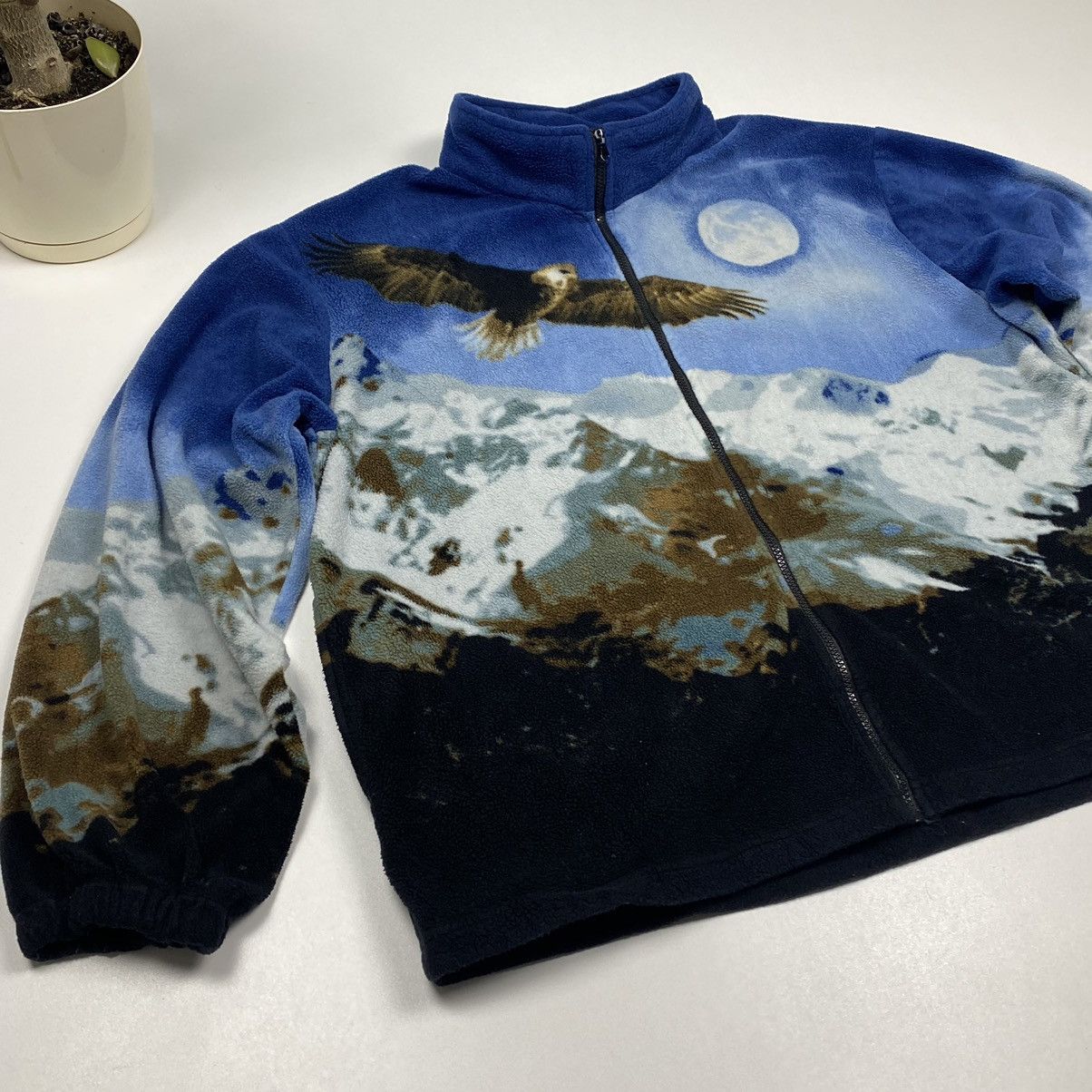 Coloured oversized fleece