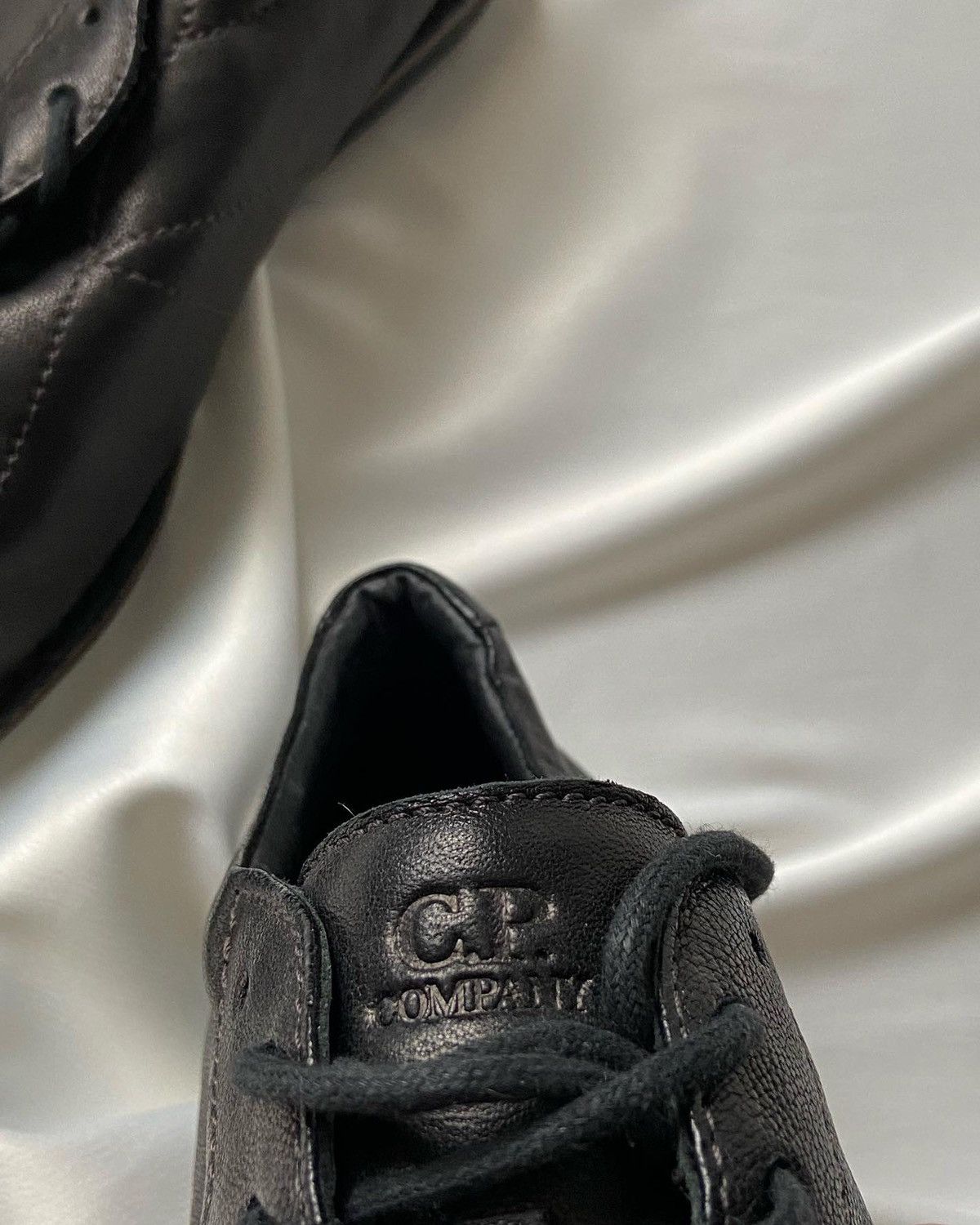 C.P. Company rare c.p company black leather shoes Size US 11.5 / EU 44-45 - 2 Thumbnail