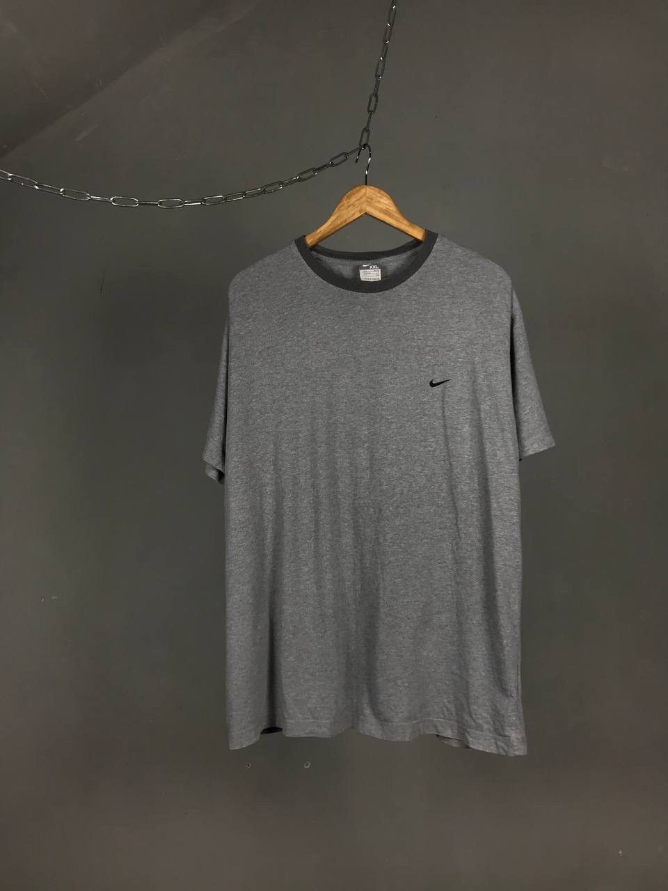 Nike × Vintage Nike swoosh streetwear vintage tee Size US XXL / EU 58 / 5 - 1 Thumbnail
