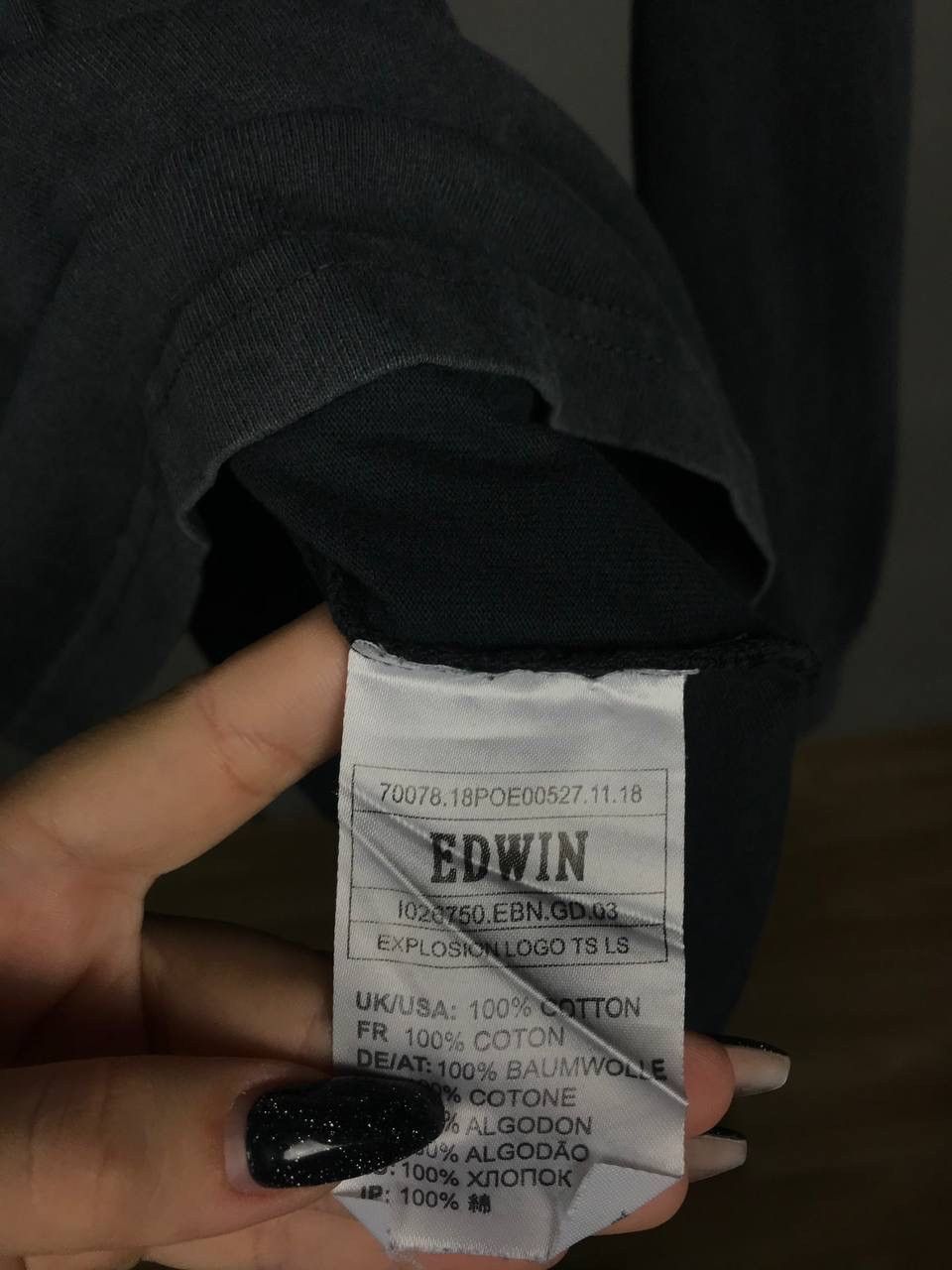 Edwin Edwin Japanese brand streetwear garment died longsleeve Size US M / EU 48-50 / 2 - 5 Thumbnail
