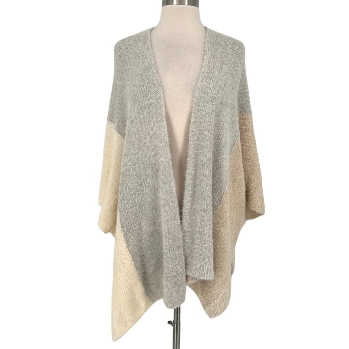 Anthropologie Anthropologie Saturday Sunday Colorblock Kimono Poncho