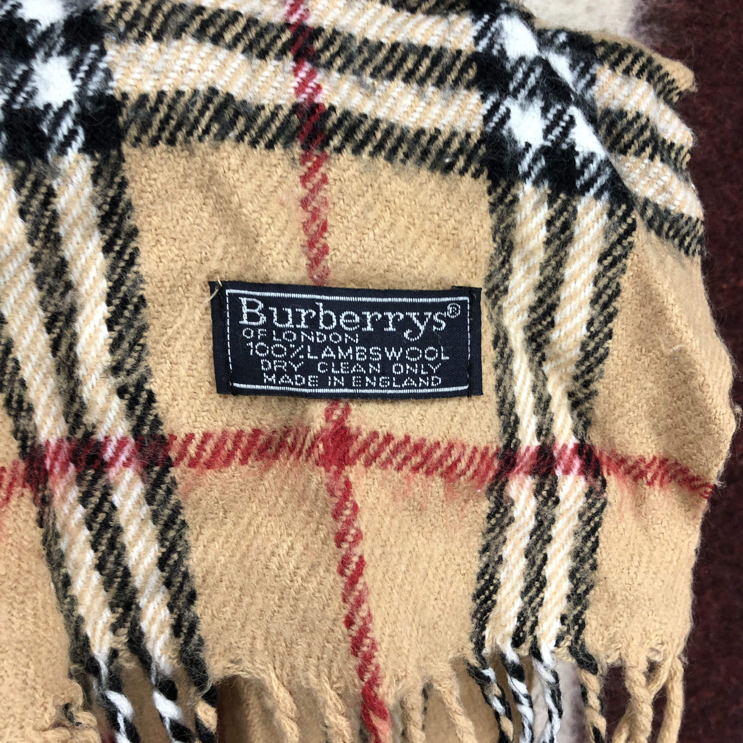 Burberry 90s Vintage BURBERRYS Nova Check Muffler Scarf #0744/AF Size ONE SIZE - 4 Thumbnail