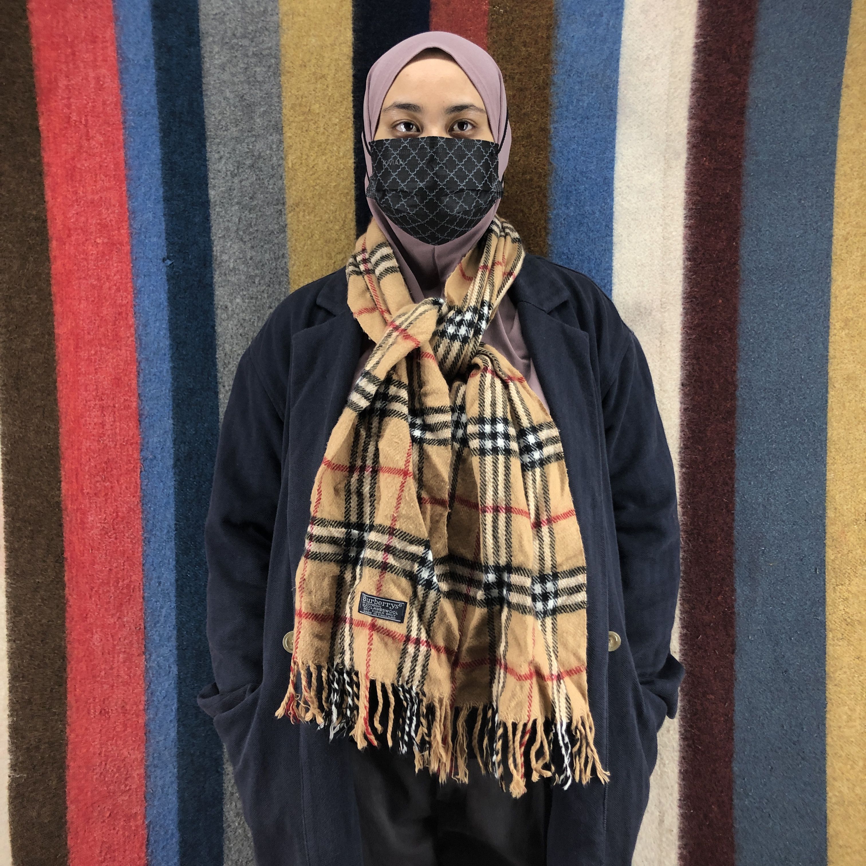 Burberry 90s Vintage BURBERRYS Nova Check Muffler Scarf #0744/AF Size ONE SIZE - 1 Thumbnail