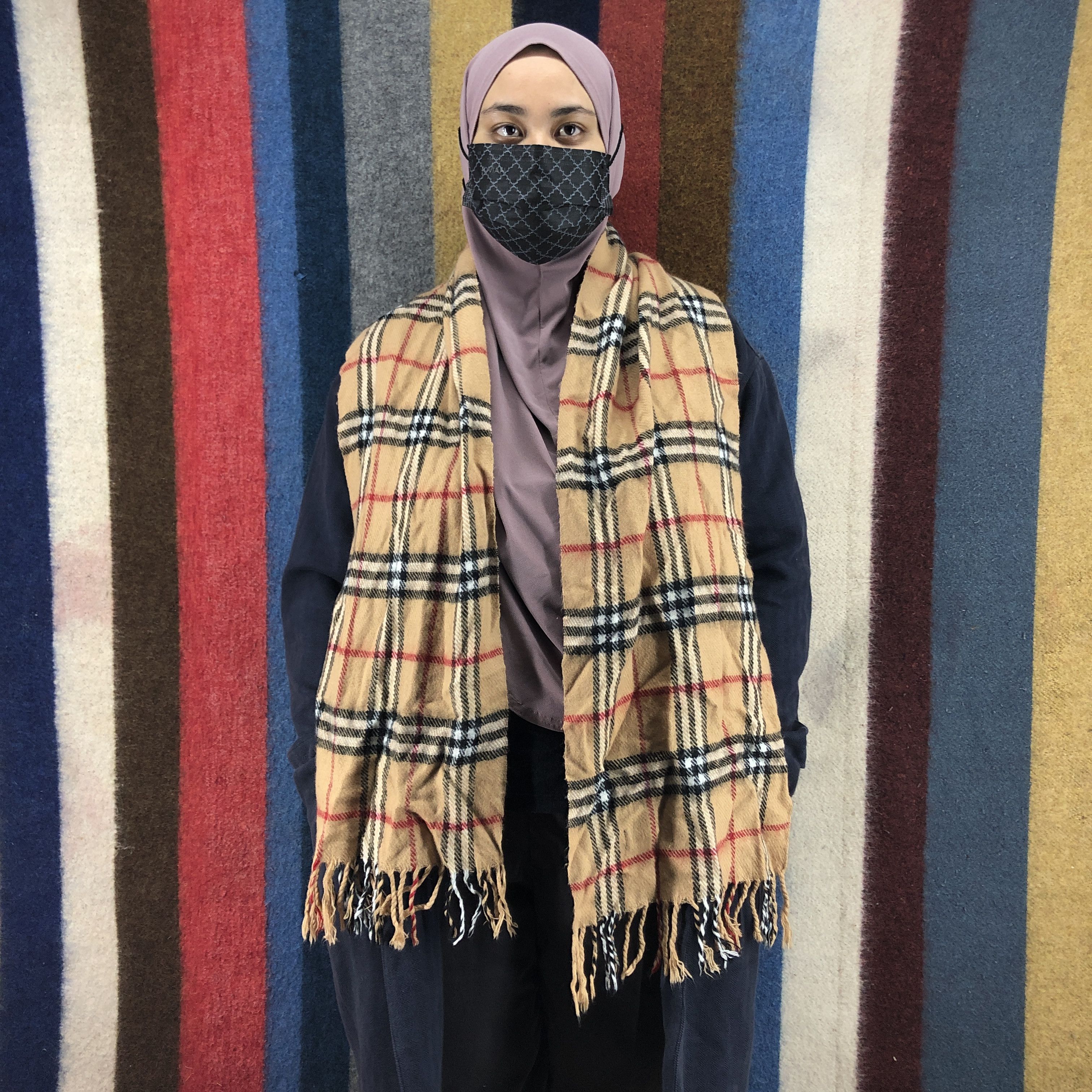 Burberry 90s Vintage BURBERRYS Nova Check Muffler Scarf #0744/AF Size ONE SIZE - 3 Thumbnail