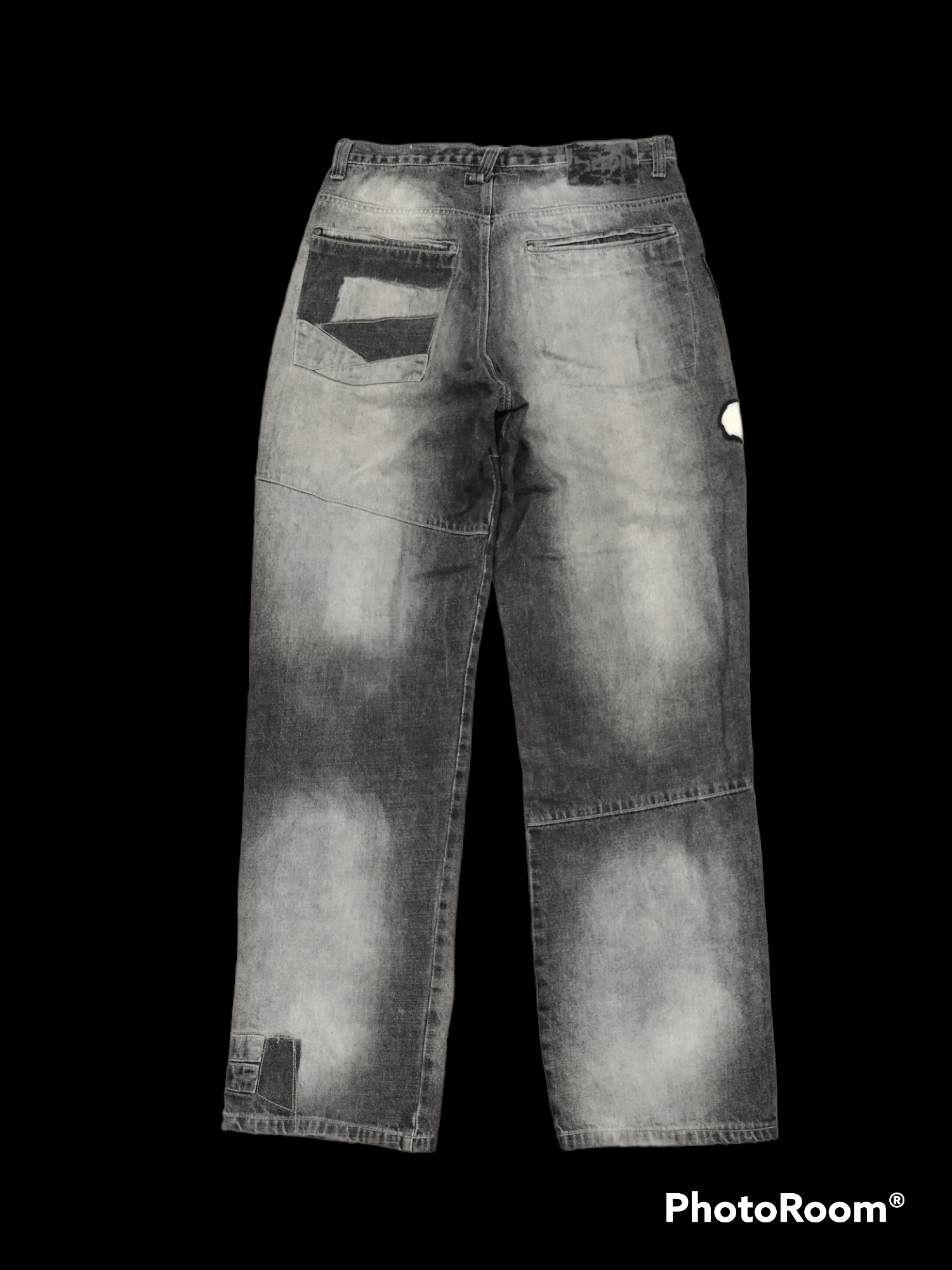 Cartoon Network WIDE PANTS DISTRESSED WILE E COYOTE LOONEY TUNES DENIM PANTS Size US 32 / EU 48 - 2 Thumbnail