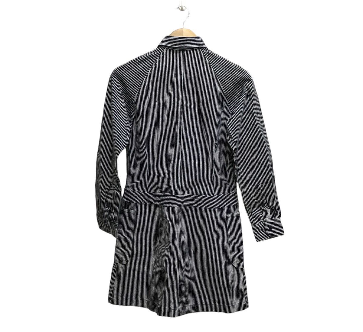 Kapital VINTAGE KAPITAL JAPAN DRESS HICKORY DENIM LONG JACKET Size US XS / EU 42 / 0 - 2 Thumbnail