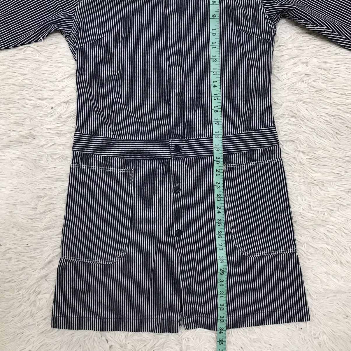 Kapital VINTAGE KAPITAL JAPAN DRESS HICKORY DENIM LONG JACKET Size US XS / EU 42 / 0 - 17 Thumbnail
