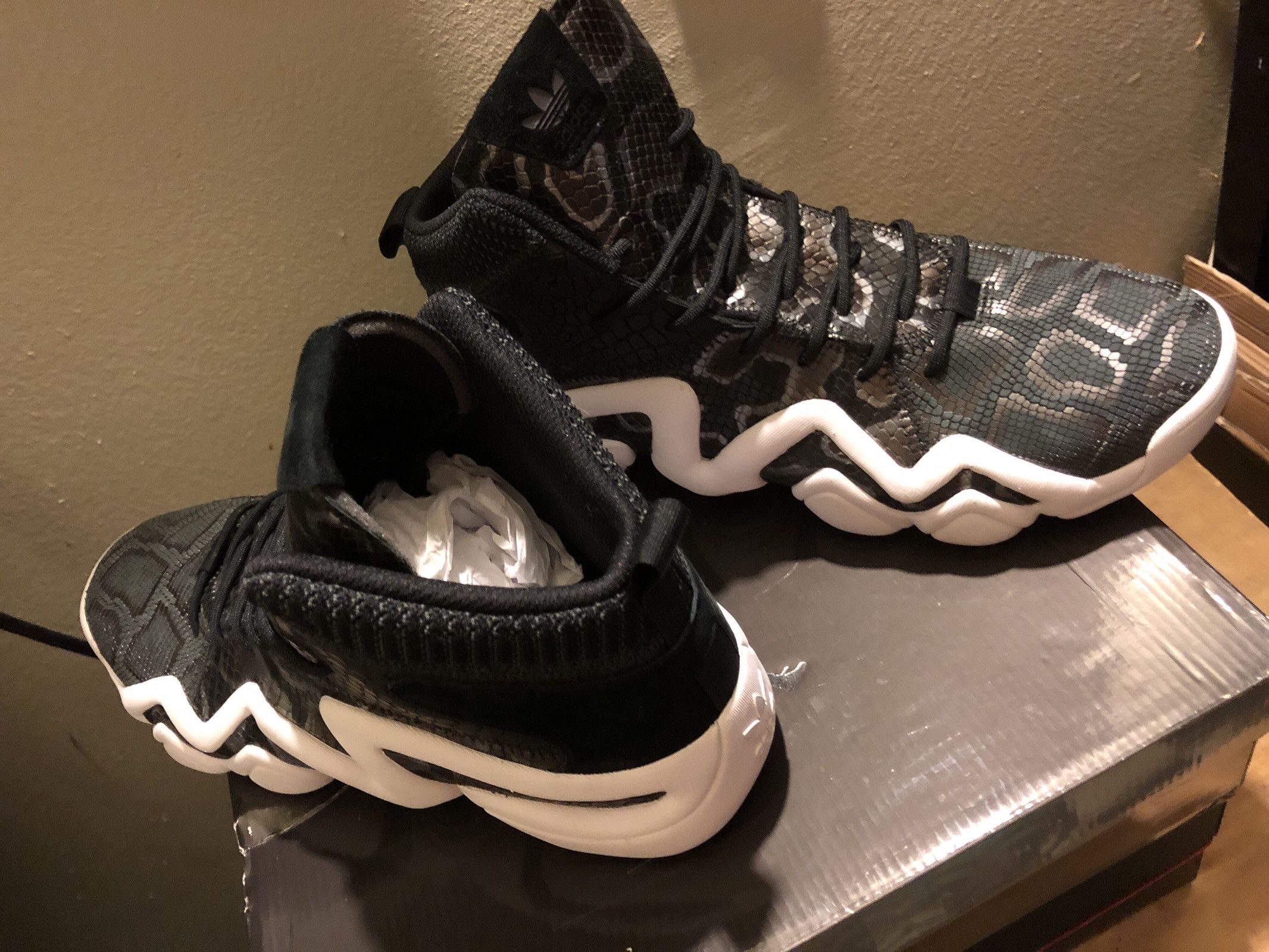 Adidas Adidas Crazy 8 ADV Snakeskin Black Grailed