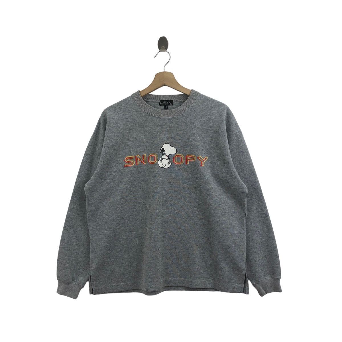 Pick!! Vtg PEANUTS SNOOPY Big Logo Sweatshirt Pullover