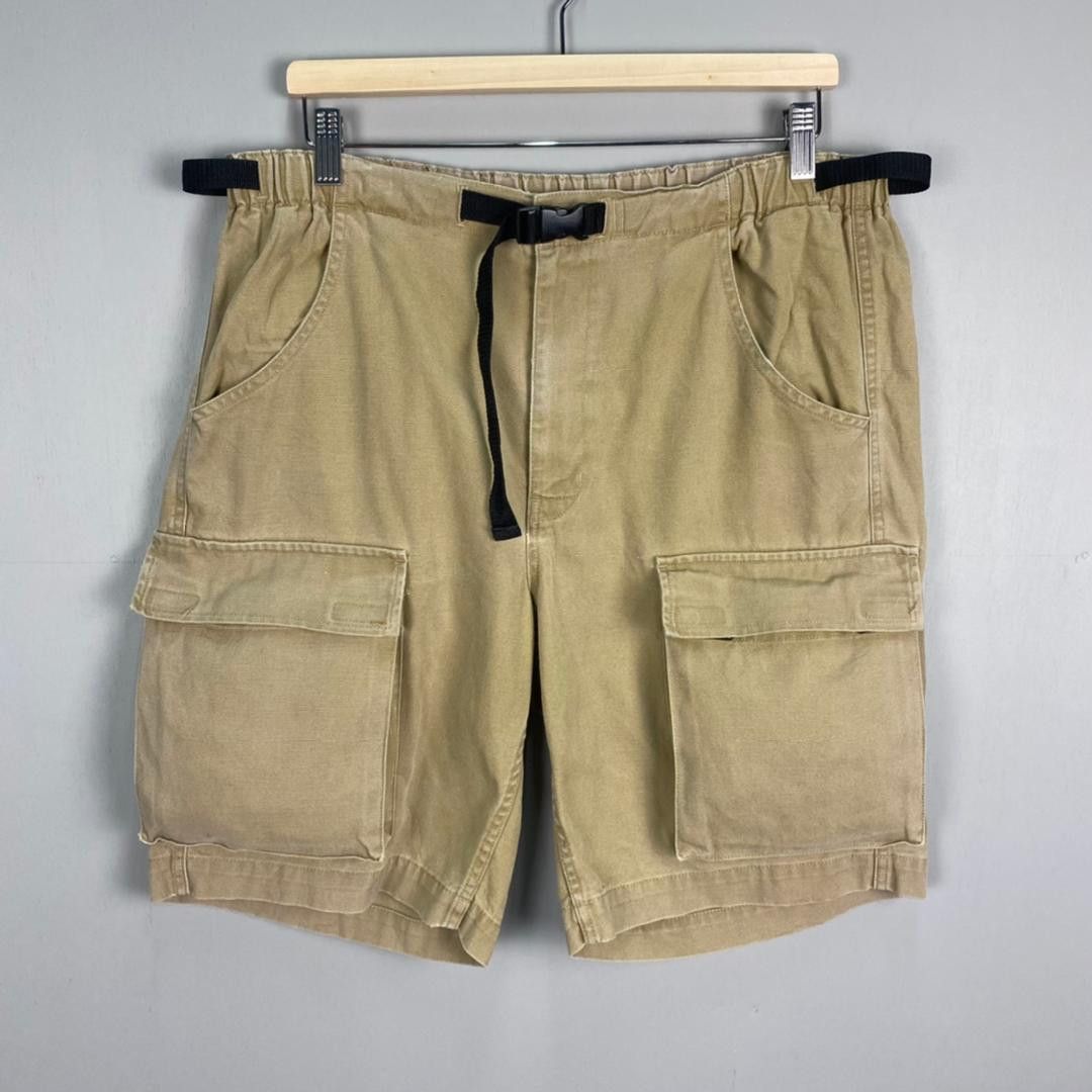 image of Schott Nyc 3D Pocket Cargo Short Pants Tactical Utilities in Beige, Men's (Size 34)