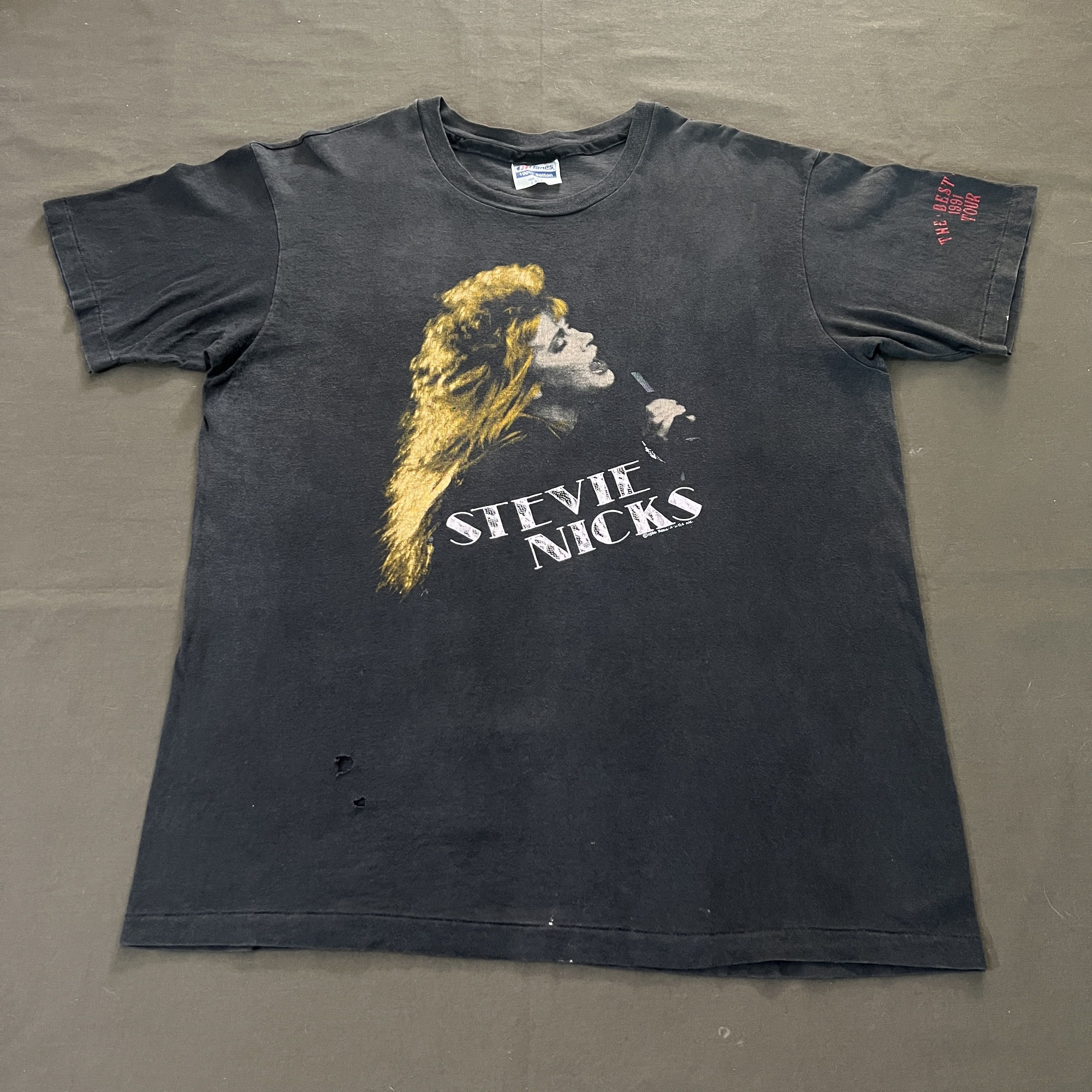 Band Tees × Vintage Vintage 1986 and 1991Stevie Nicks Rock A Little Tour Tee Size US L / EU 52-54 / 3 - 1 Thumbnail