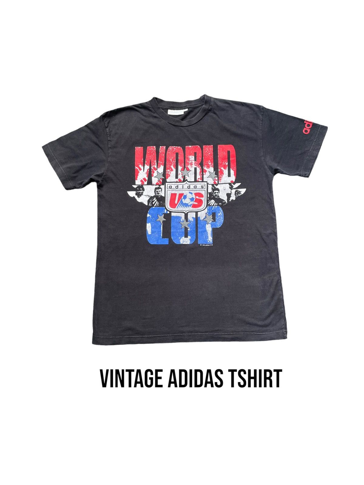 Adidas × Vintage Vintage Adidas Tshirt Size US M / EU 48-50 / 2 - 1 Thumbnail
