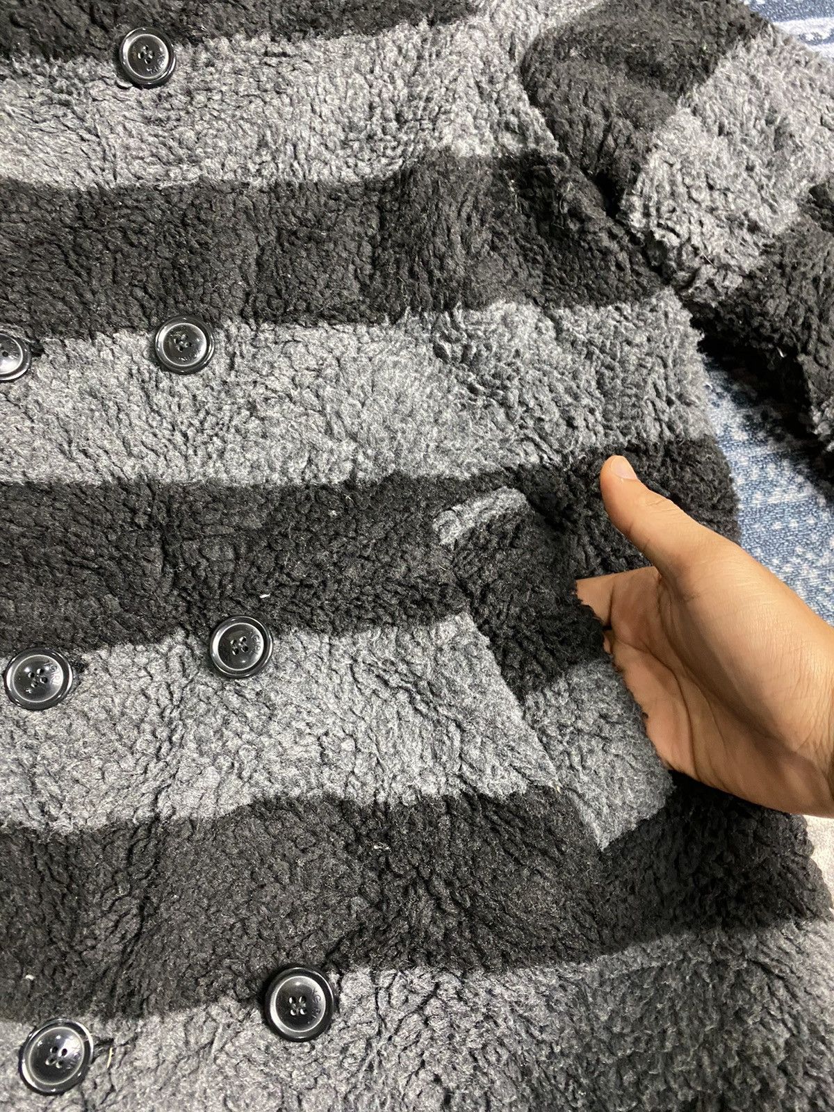 Japanese Brand × Vintage Japanese Brand X-GIRL Hoodie Fleece Peacoat Jacket Size US M / EU 48-50 / 2 - 5 Thumbnail
