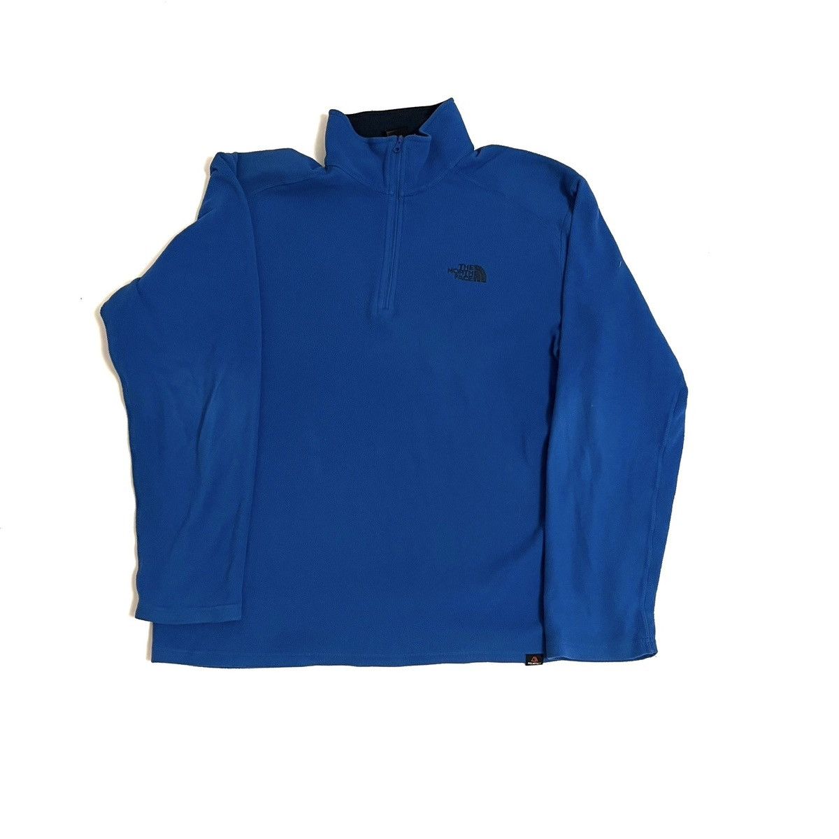 The North Face blue fleece sweatshirt half zip y2k tnf