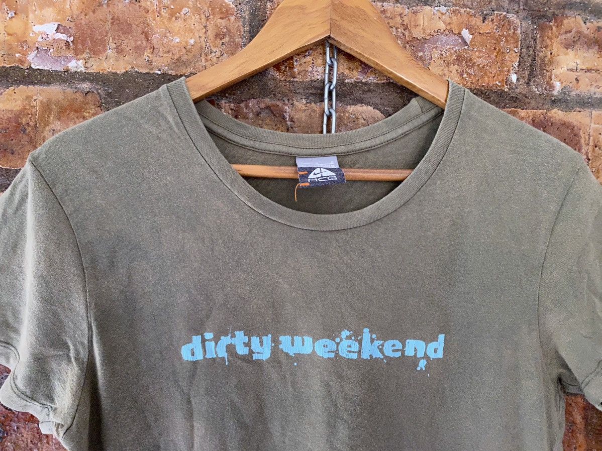 Nike × Nike ACG Vtg NIKE ACG Dirty weekends tee Size M / US 6-8 / IT 42-44 - 3 Thumbnail
