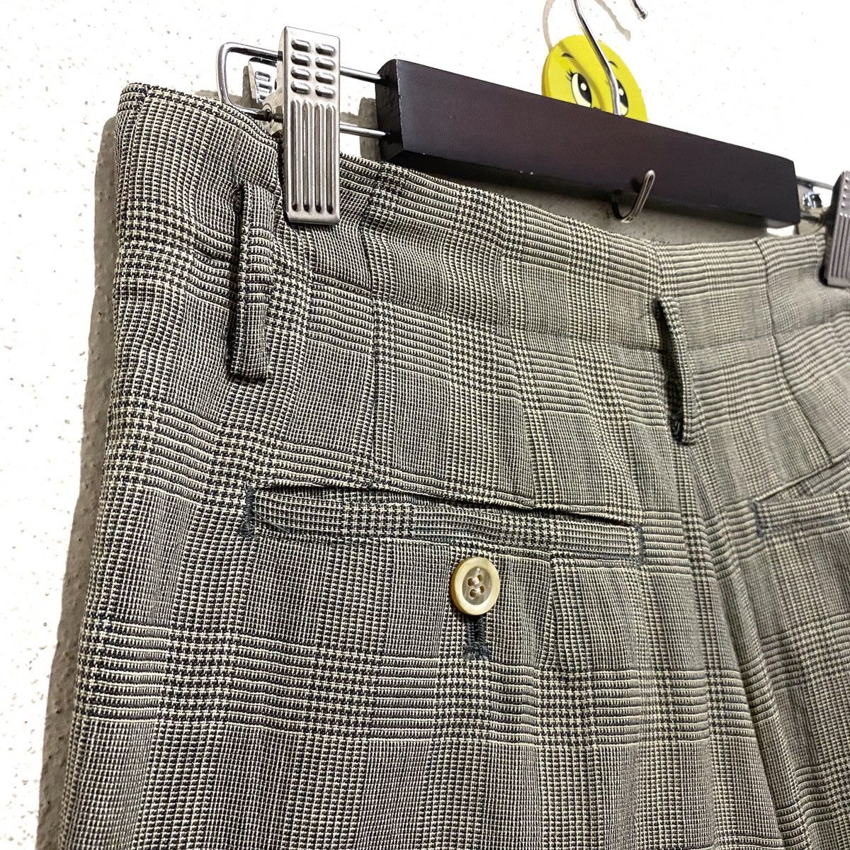 Comme des Garcons × Vintage Vtg AD92 COMME des GARÇONS homme Pants Tartan high waist Size US 28 / EU 44 - 6 Thumbnail